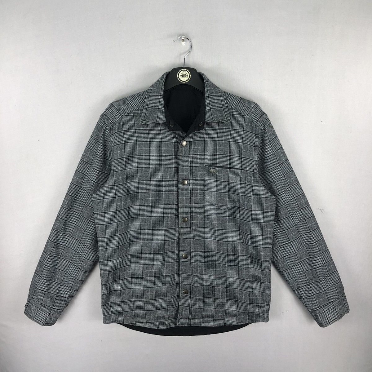 Lacoste Vintage Lacoste Flannel Reversible to Coach Jacket Size US S / EU 44-46 / 1 - 1 Thumbnail
