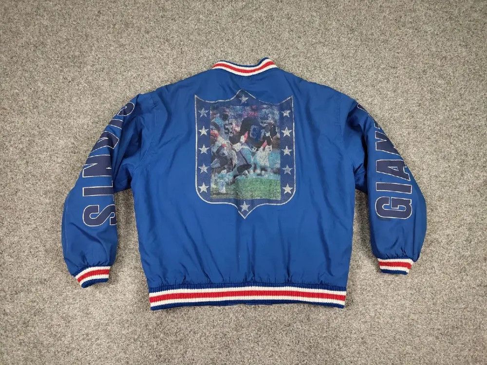 NFL Rare Vintage NFl Giants New York Authentic Bomber Jacket Size US L / EU 52-54 / 3 - 7 Thumbnail