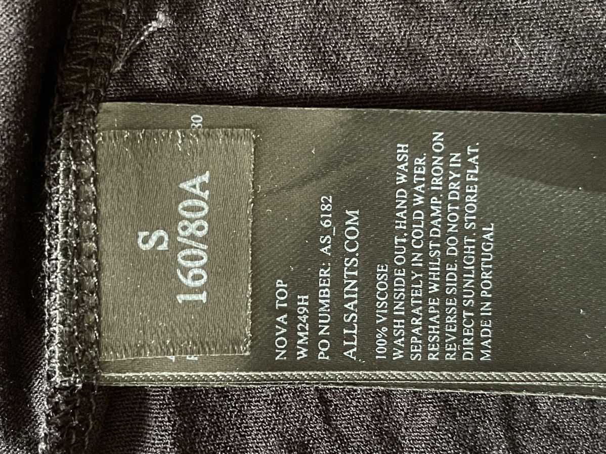 Allsaints Allsaints Black Nova Top Size S / US 4 / IT 40 - 7 Thumbnail