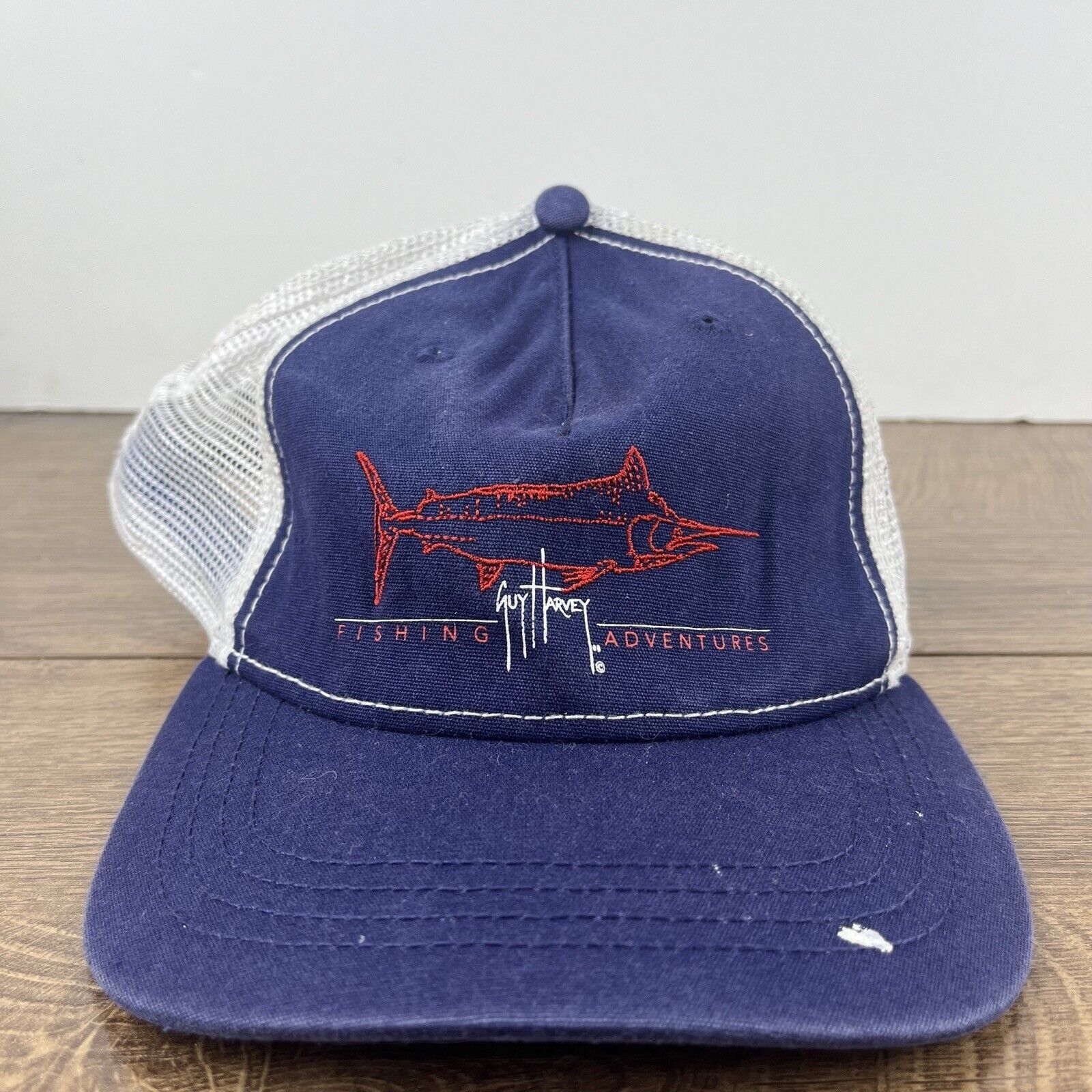 Guy Harvey Guy Harvey Fishing Snapback Hat Blue Adjustable Hat Blue Adu Size ONE SIZE - 1 Thumbnail