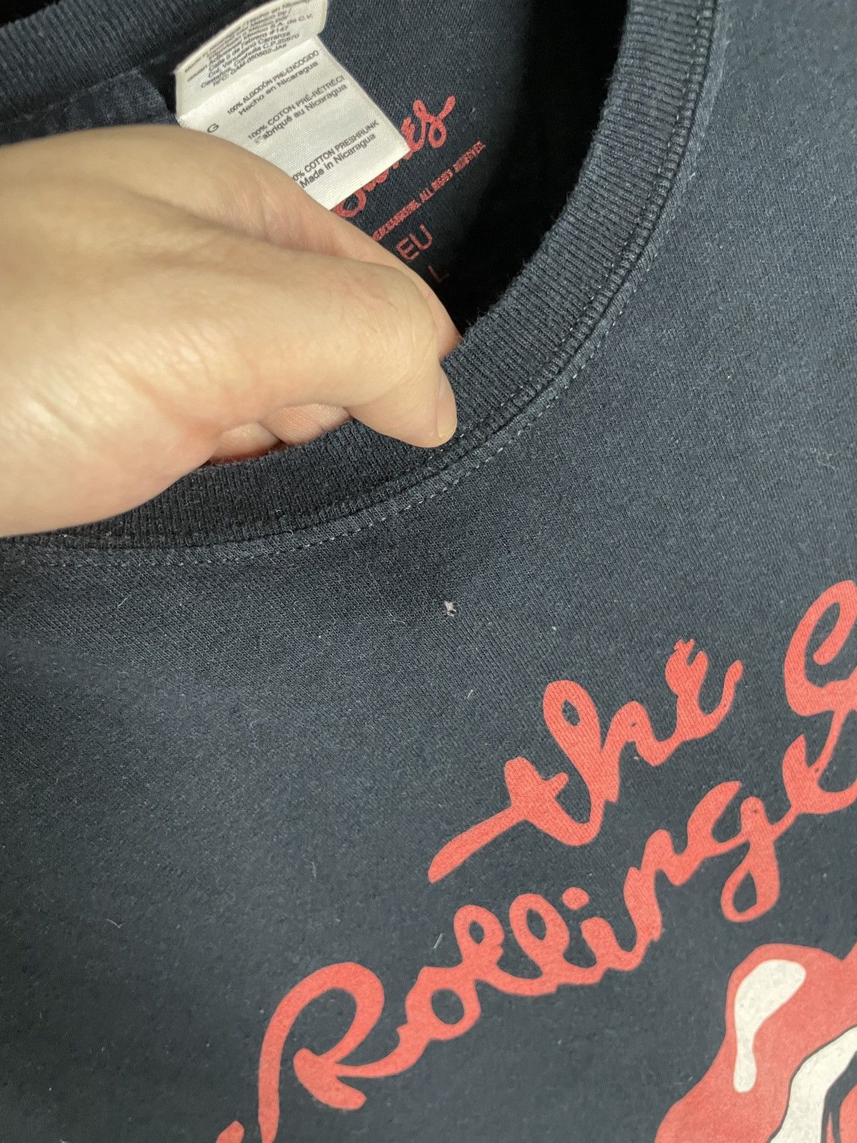 The Rolling Stones × Vintage Vintage Rolling Stones T shirt Size US L / EU 52-54 / 3 - 5 Thumbnail