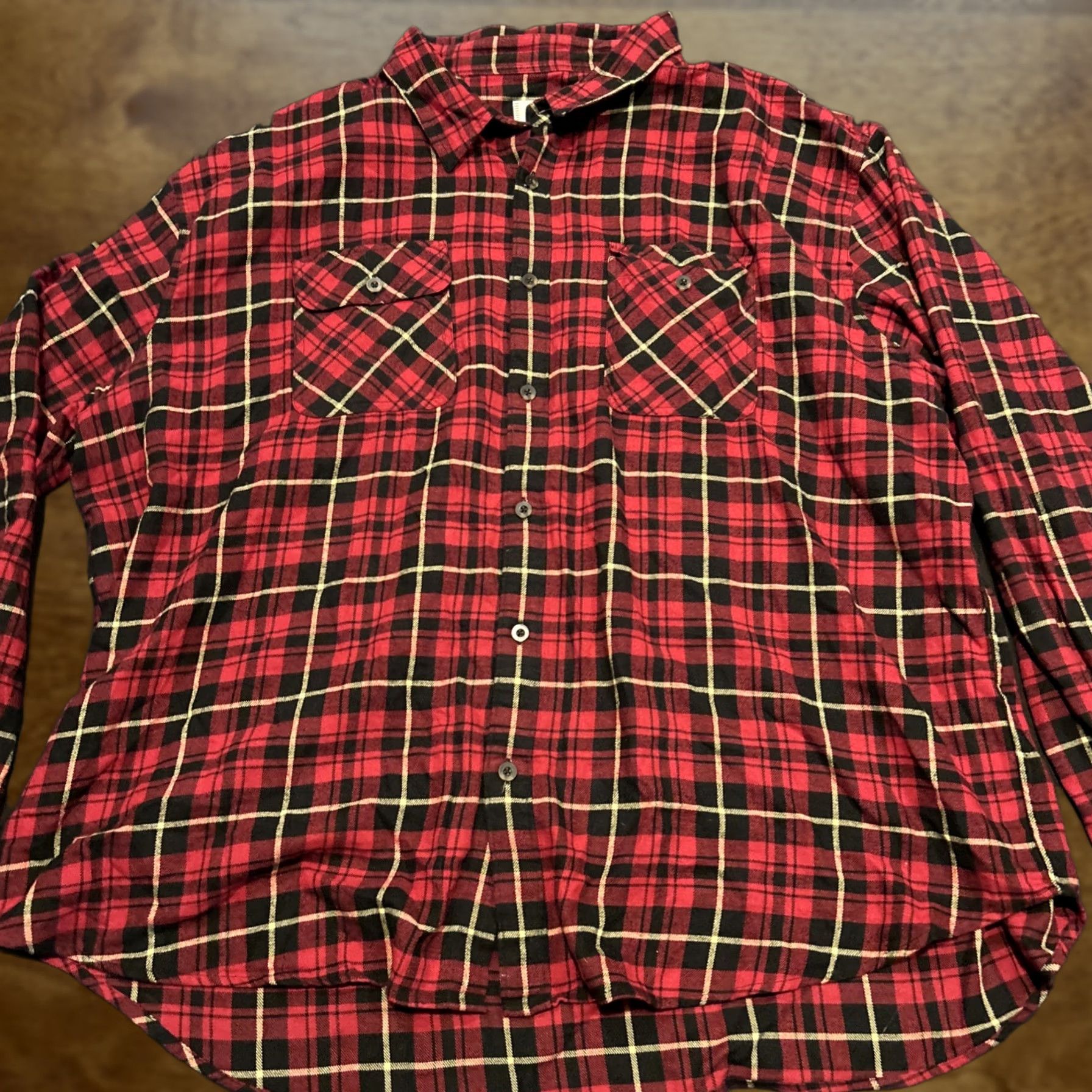Vintage California Shirt Co Plaid Shirt Mens 3XL Red Long Sleeve Button Up 1976 A49 Size US XXL / EU 58 / 5 - 1 Thumbnail