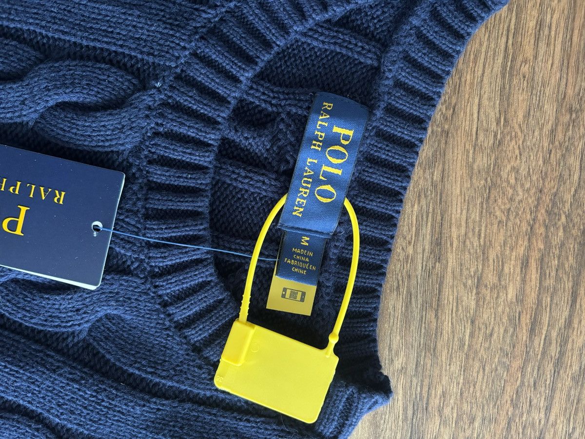 Polo Ralph Lauren Polo Ralph Lauren Cable Knit Sweater Navy – Size M – New Size US M / EU 48-50 / 2 - 4 Thumbnail