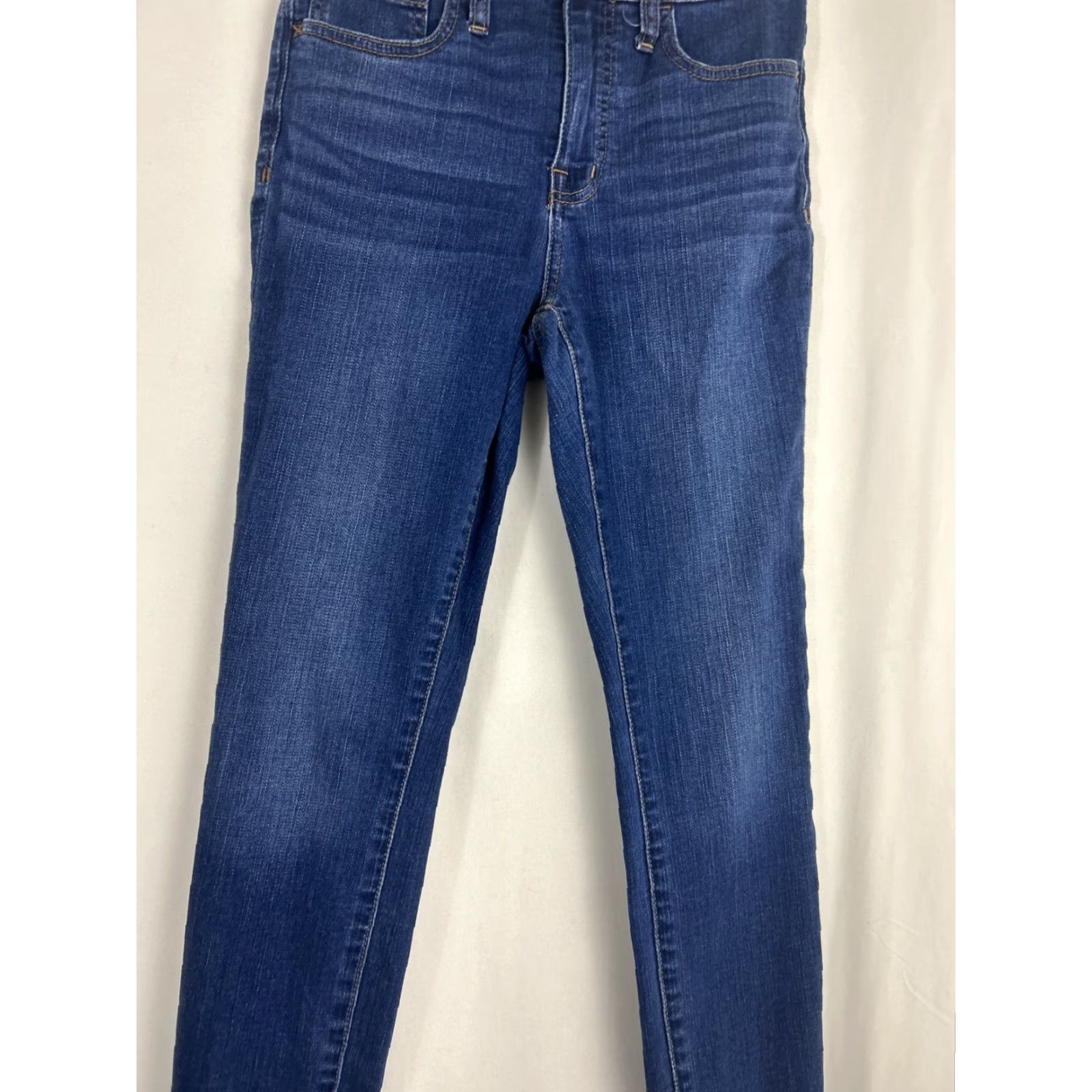 Madewell Madewell Jeans Orson Dark Wash Roadtripper Skinny High Rise 26 Women 26x28 Blue Denim Pants Size 26" / US 2 / IT 38 - 3 Thumbnail