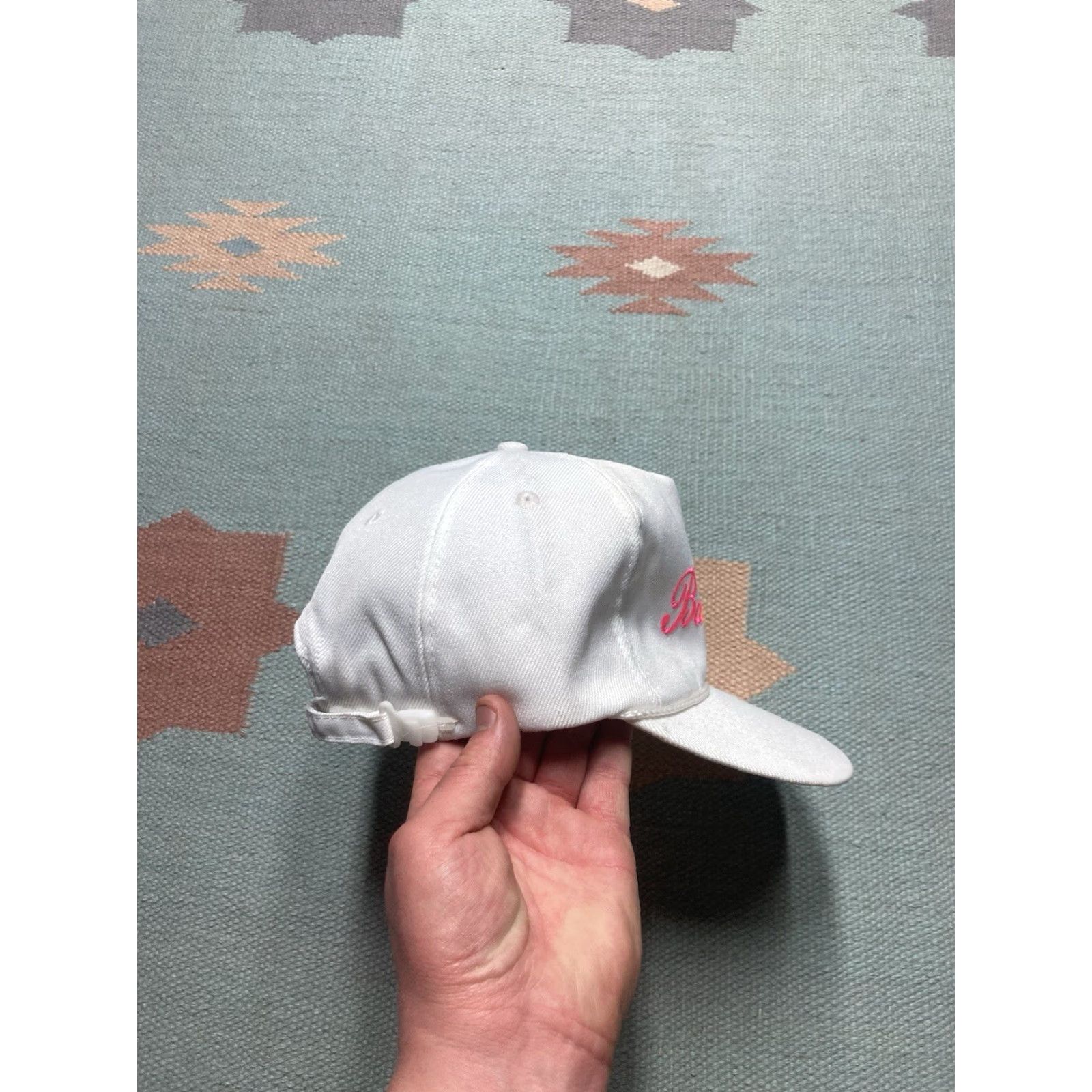 Rainbow VINTAGE Rainbow Bahamas embroidered Strapback hat cap Beach Island white Men Adjustable Hat Size ONE SIZE - 8 Thumbnail