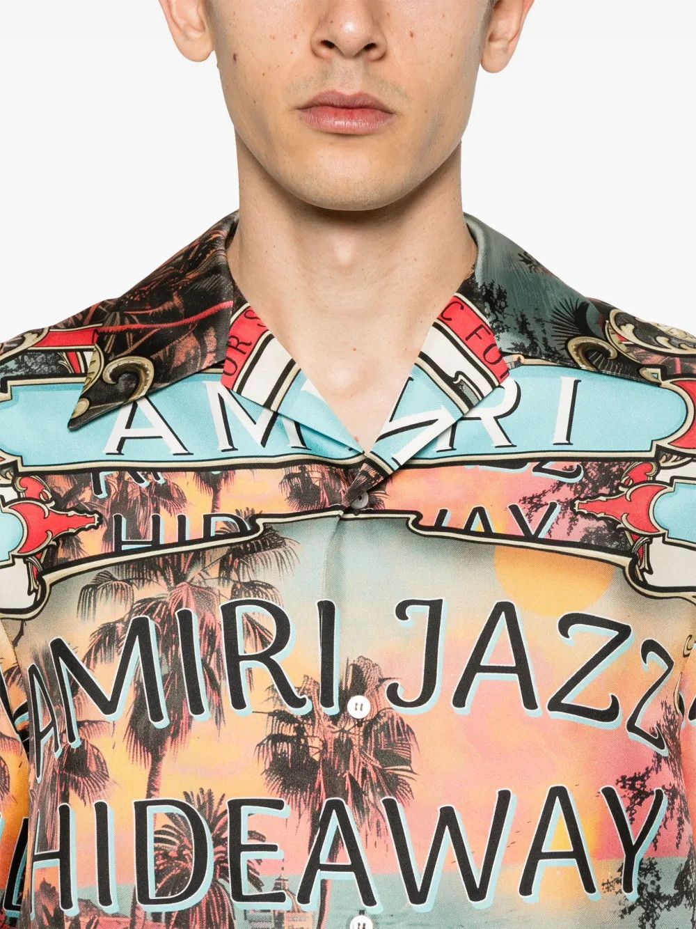 Amiri o1h1sh10525 Jazz Hideaway Camp Shirt in Multicolor Size US L / EU 52-54 / 3 - 5 Thumbnail
