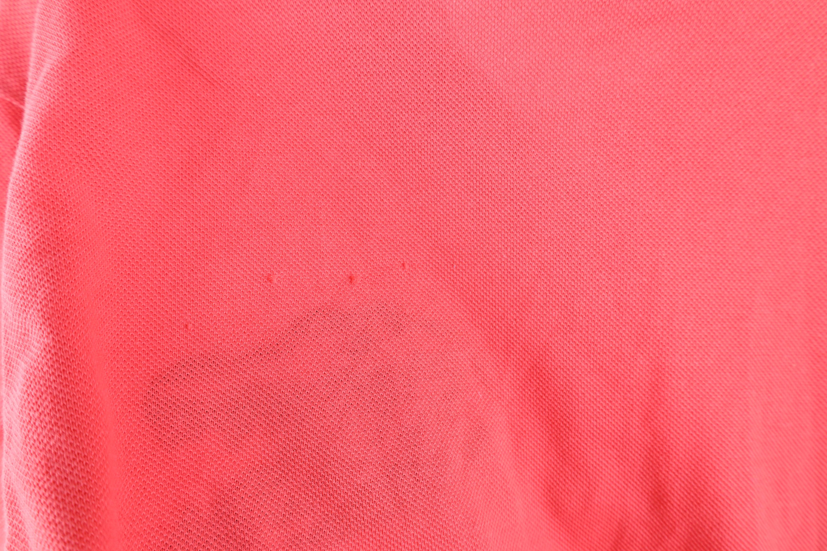 Lacoste × Vintage Lacoste Big Croc Logo Collared Golf Polo Shirt Salmon Pink Size US XL / EU 56 / 4 - 7 Thumbnail
