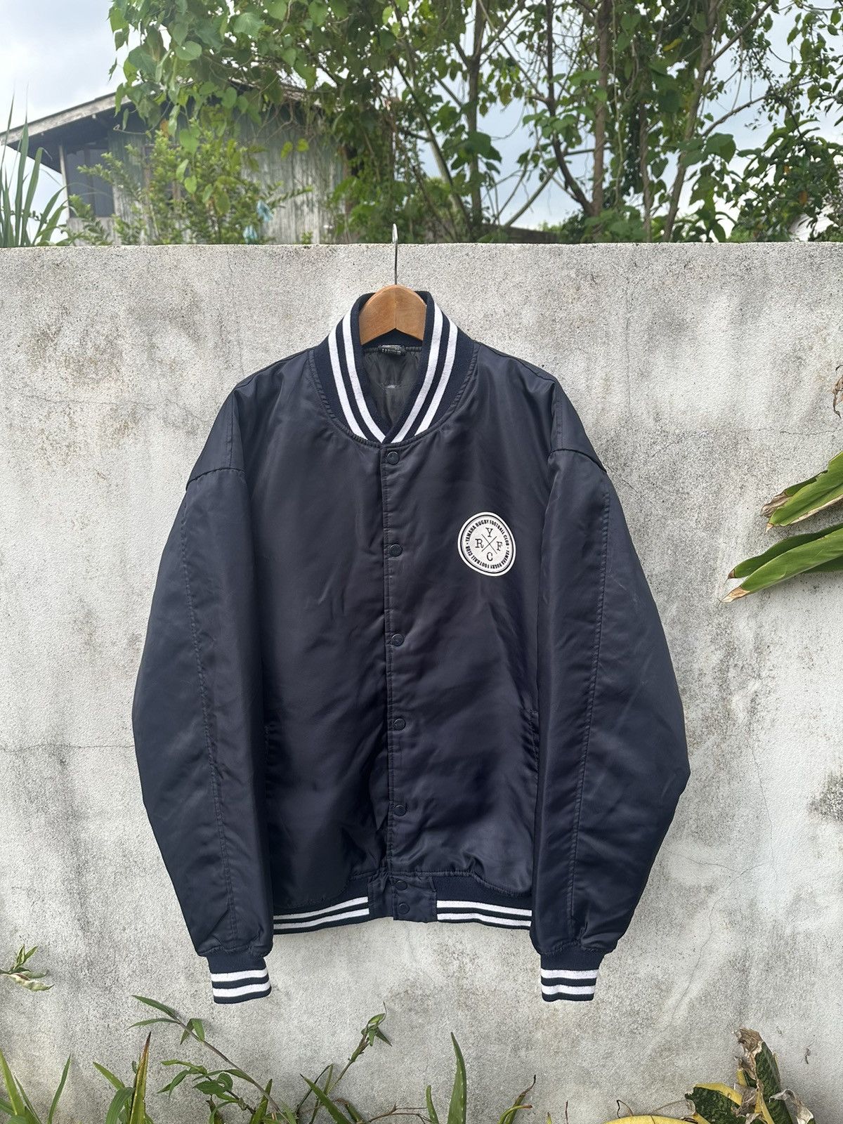 Japanese Brand Yamaha rugby football club Bomber jacket Size US XL / EU 56 / 4 - 1 Thumbnail