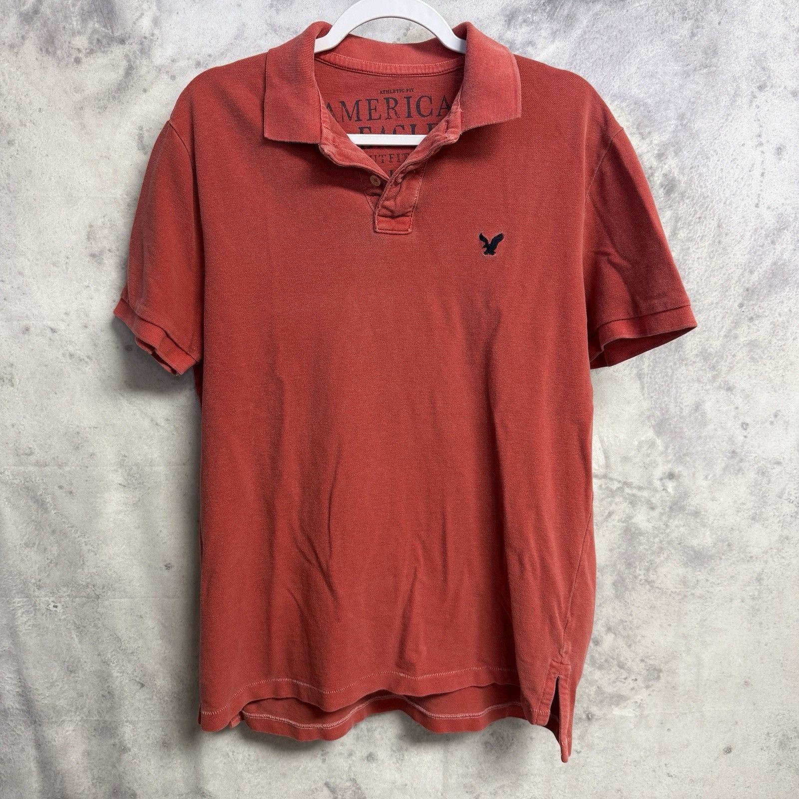 American Eagle Outfitters American Eagle Outfitters Polo Shirt Mens Large 22.5x27 Athl Size US L / EU 52-54 / 3 - 1 Thumbnail