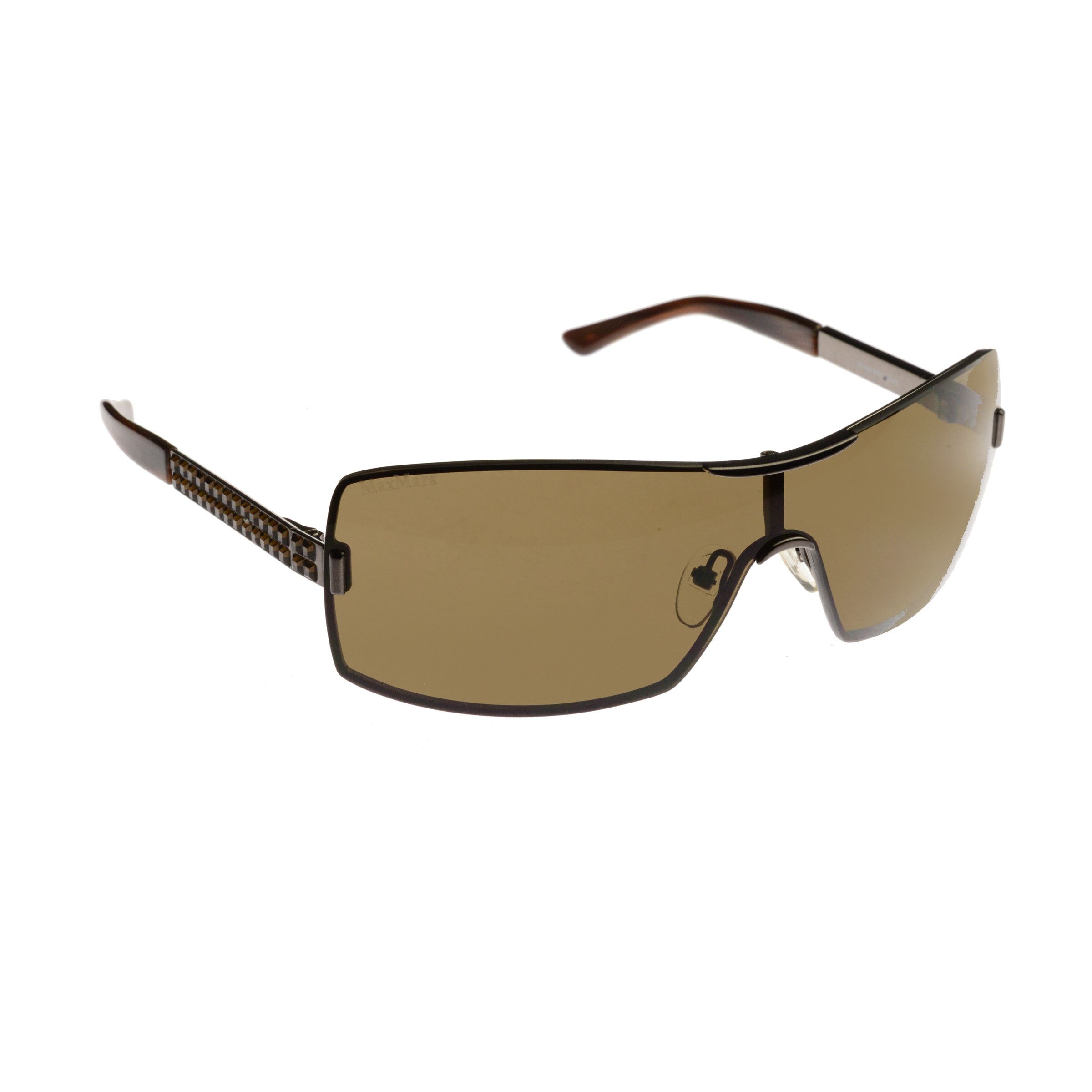 Max Mara Max Mara '00s Brown Gems Oversized Sunglasses Size ONE SIZE - 2 Thumbnail