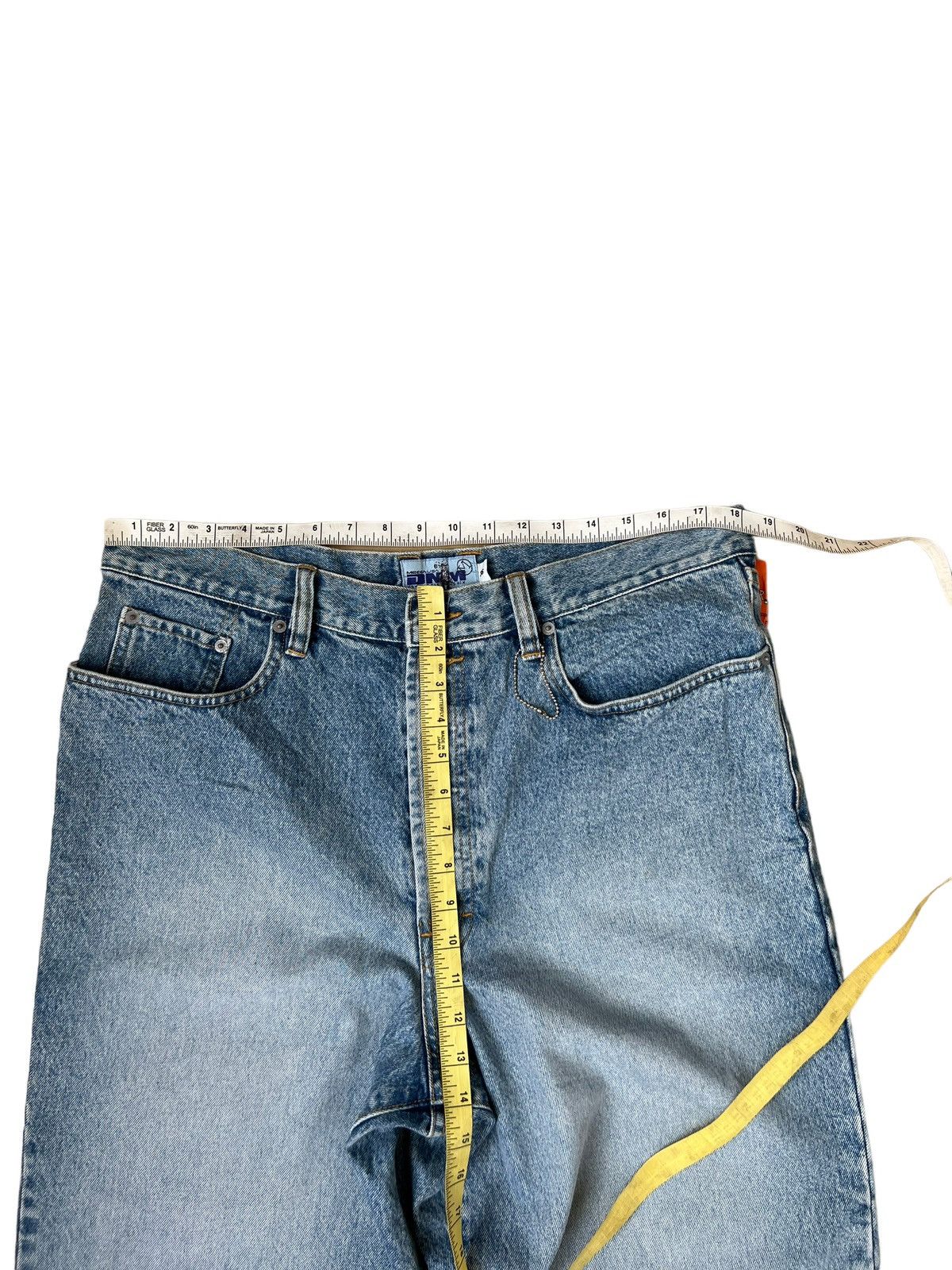 JNCO NWT Vintage 90s Mecca Usa Light Blue Denim Baggy Jeans Size US 36 / EU 52 - 3 Thumbnail