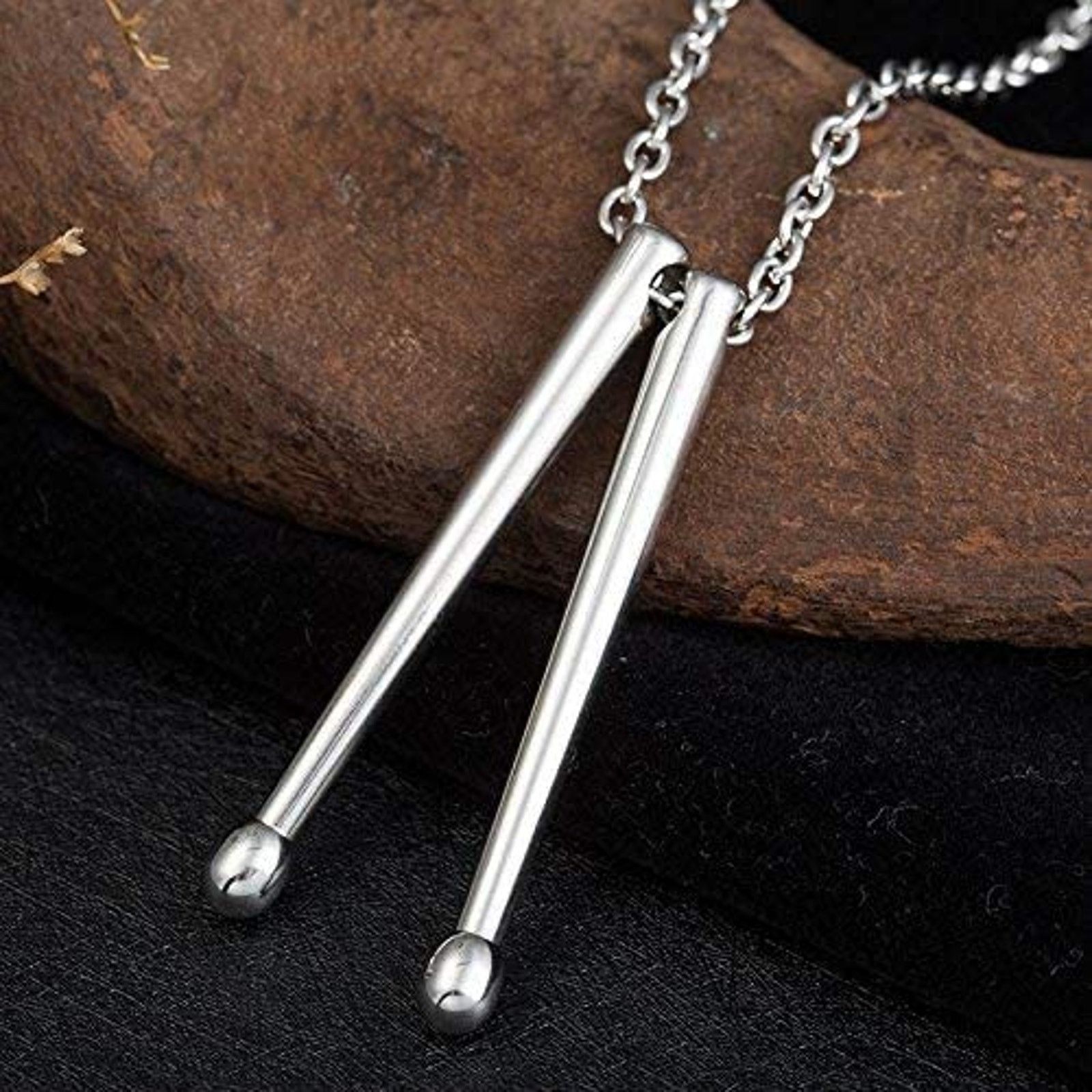 & Other Stories Drummer Necklace and Keychain - Drummer Gifts Size ONE SIZE - 6 Thumbnail