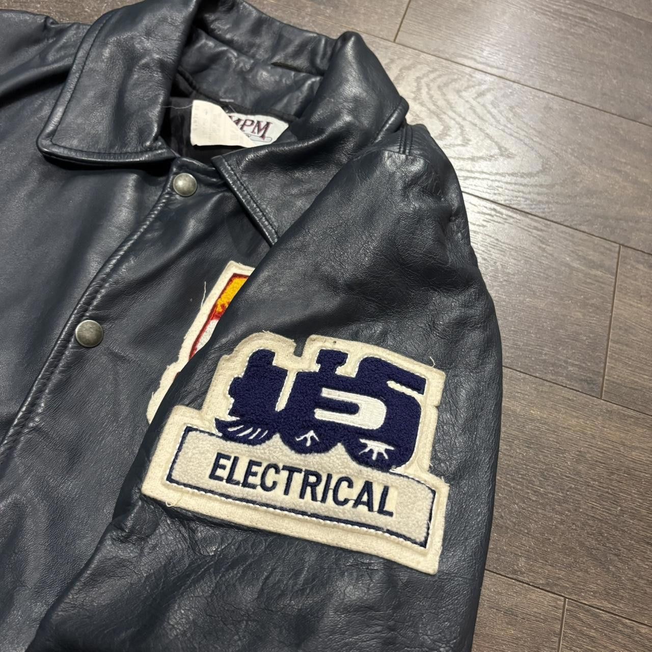 Other western university engineering science leather jacket 1992 Size US M / EU 48-50 / 2 - 6 Thumbnail