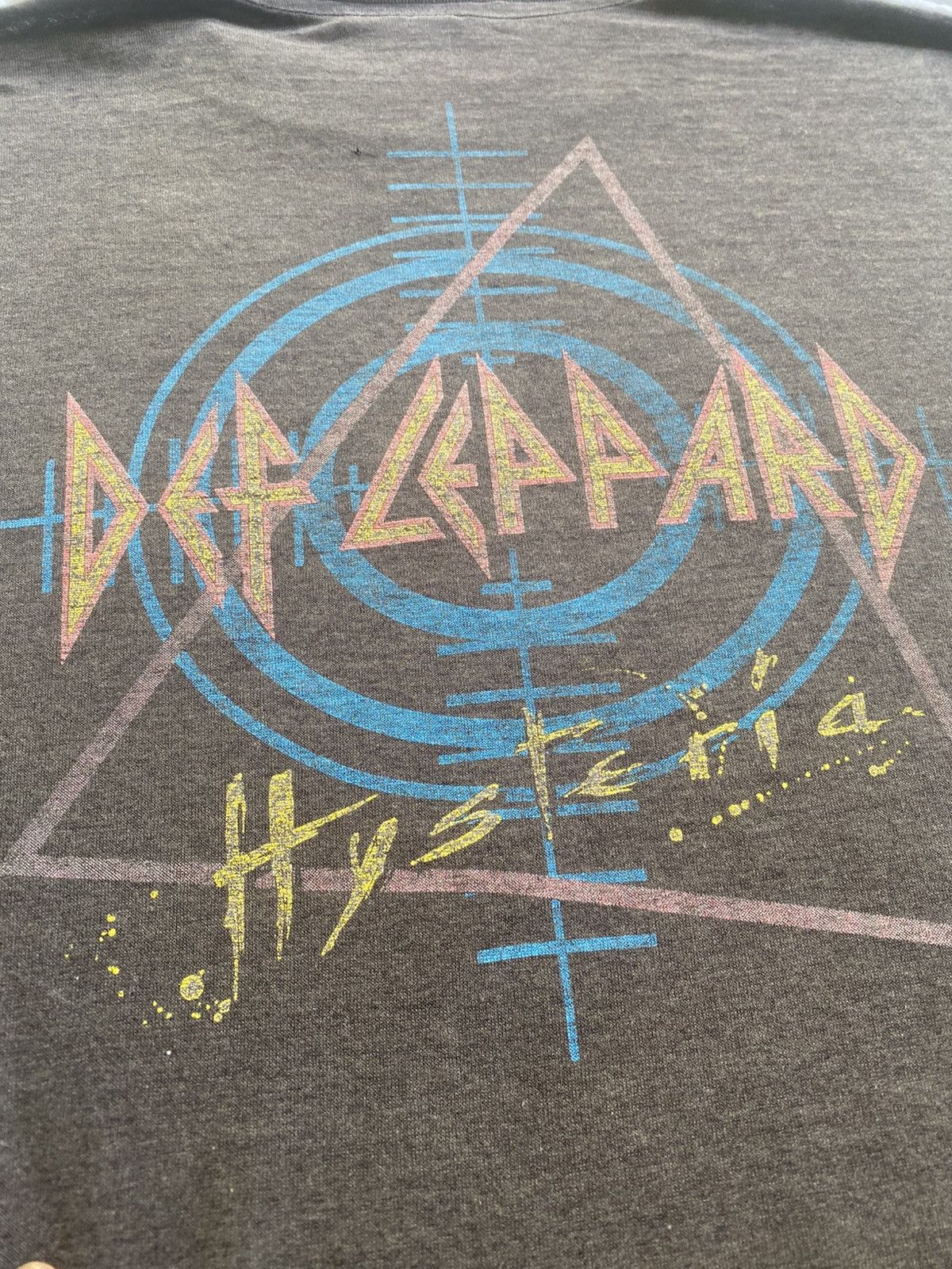 Band Tees Vintage Def Leppard Hysteria 80s Size US XL / EU 56 / 4 - 8 Thumbnail