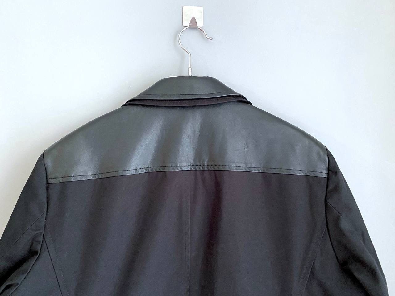 Designer × The Kooples The Kooples Men's Cotton Trench Coat With Leather Inserts, M Size US M / EU 48-50 / 2 - 13 Thumbnail