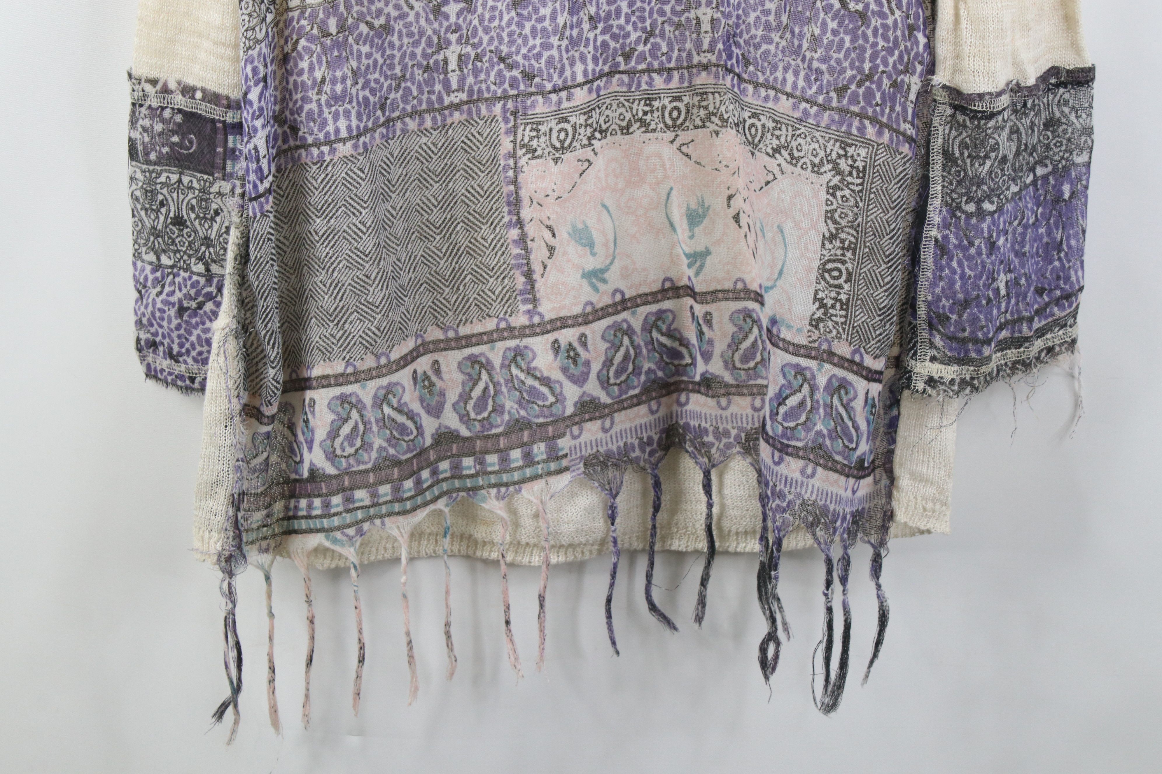 Free People Free People Chic Oversized Gauzy Flared Sleeve Knit T-Shirt Size S / US 4 / IT 40 - 16 Thumbnail