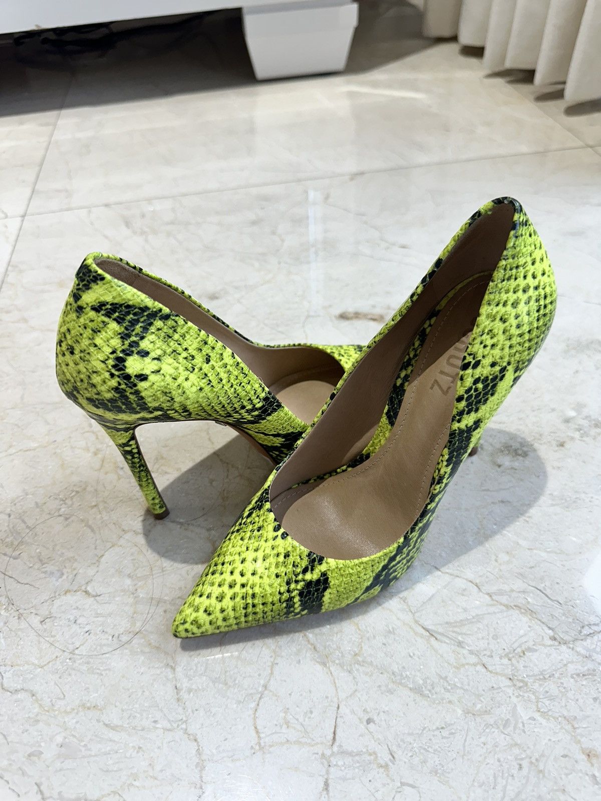 image of Schutz Pump Shoes in Green/Lime, Women's (Size 6)