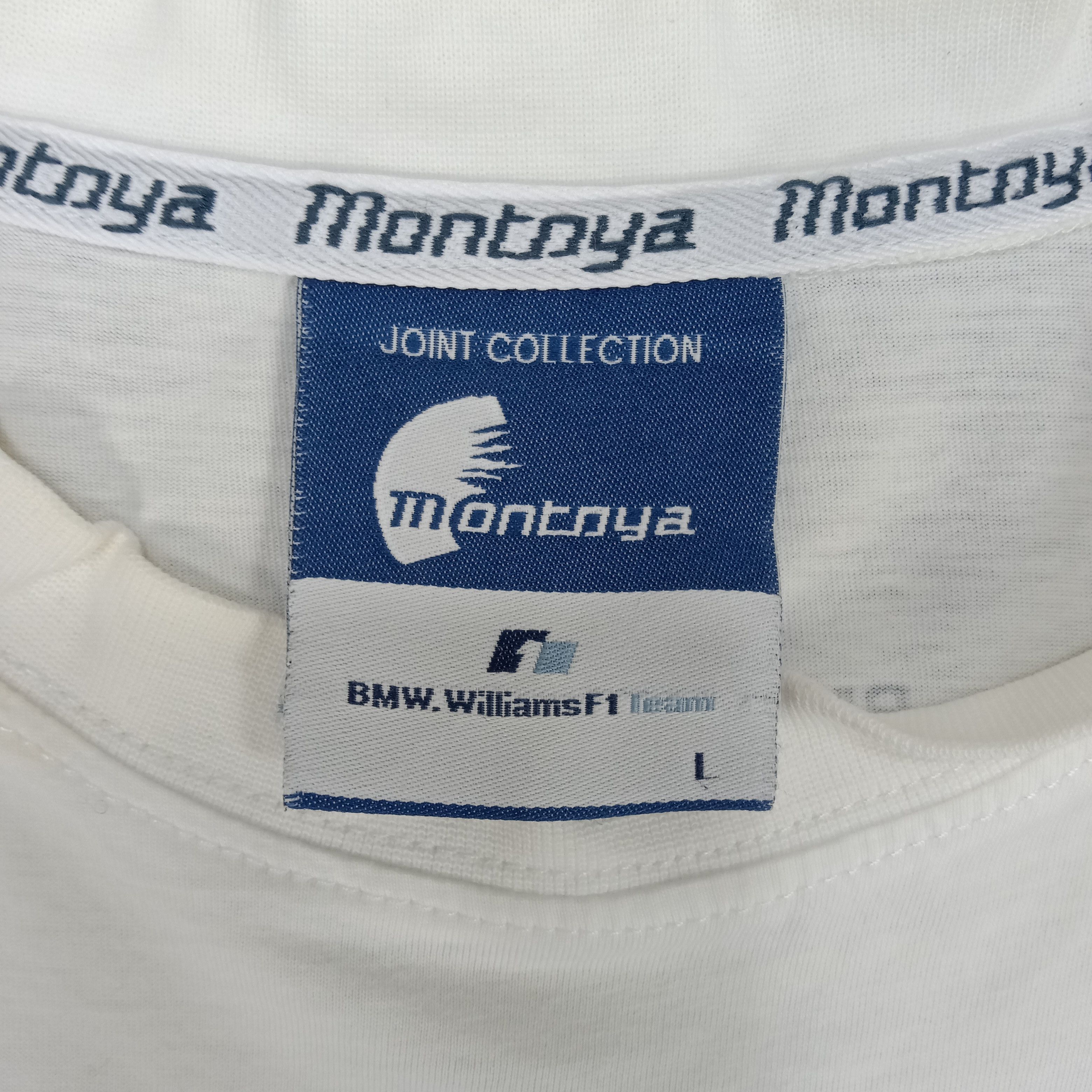 BMW × Vintage Montoya F1 BMW Williams Racing Tshirt Size US L / EU 52-54 / 3 - 3 Thumbnail