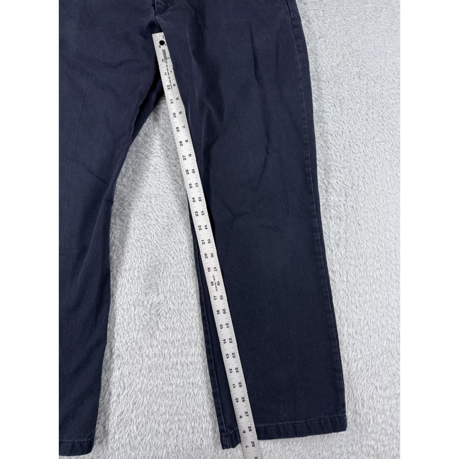 Vintage Lion Pants Womens 8 Blue 100% Cotton Twill Work Pants Uniform Pockets 29x29 Size 30" / US 8 / IT 44 - 7 Thumbnail