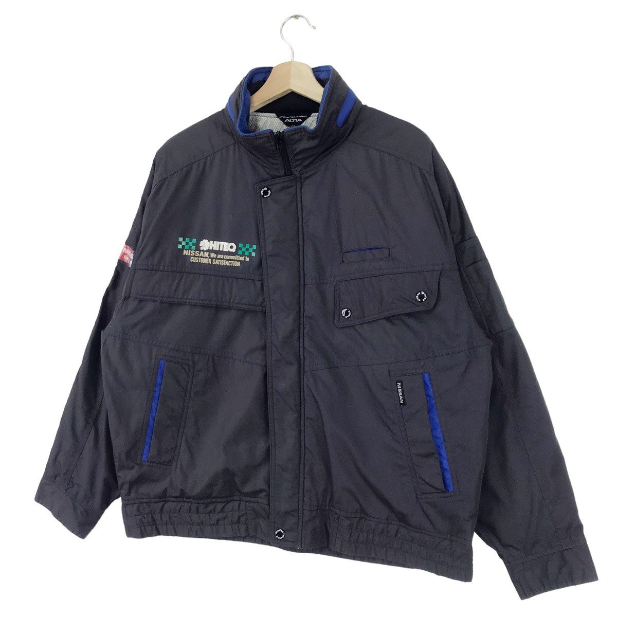Sports Specialties × Vintage Vintage Nissan Racing Team Bomber Jacket Size US L / EU 52-54 / 3 - 7 Thumbnail