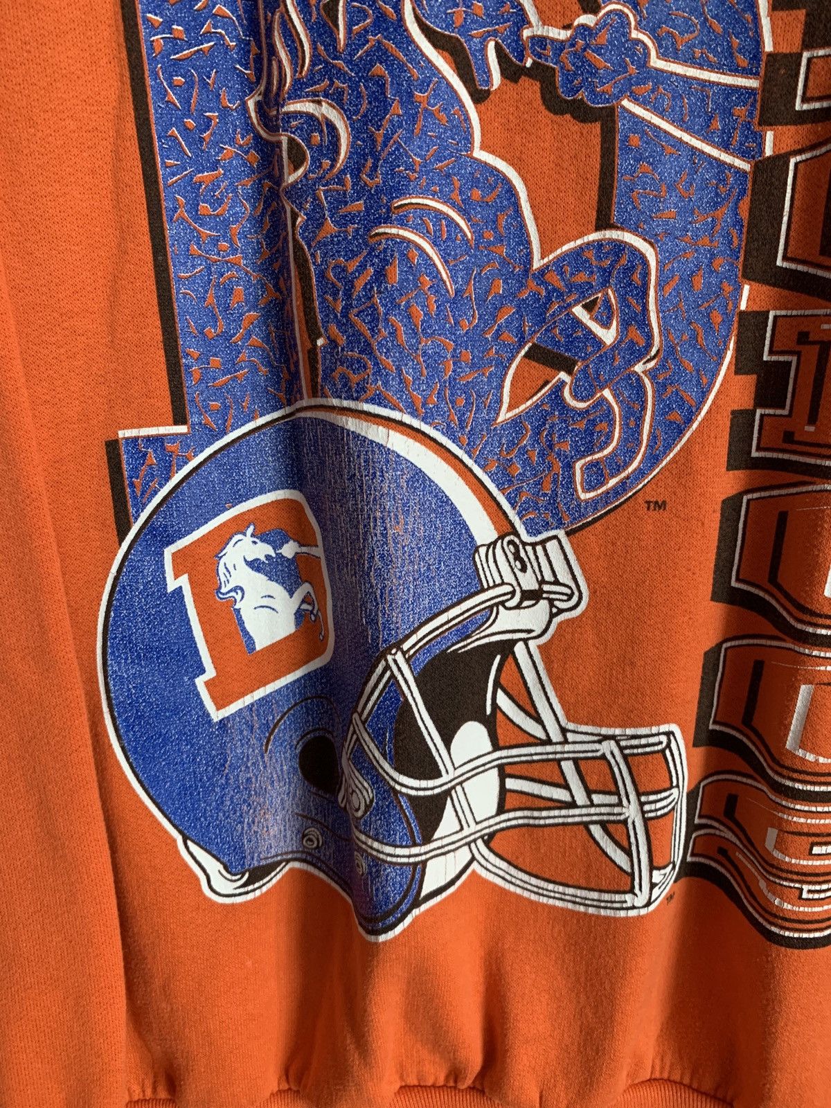 NFL Vintage 80s NFL Sweatshirt Denver Broncos Retro Made In USA Size US L / EU 52-54 / 3 - 8 Thumbnail