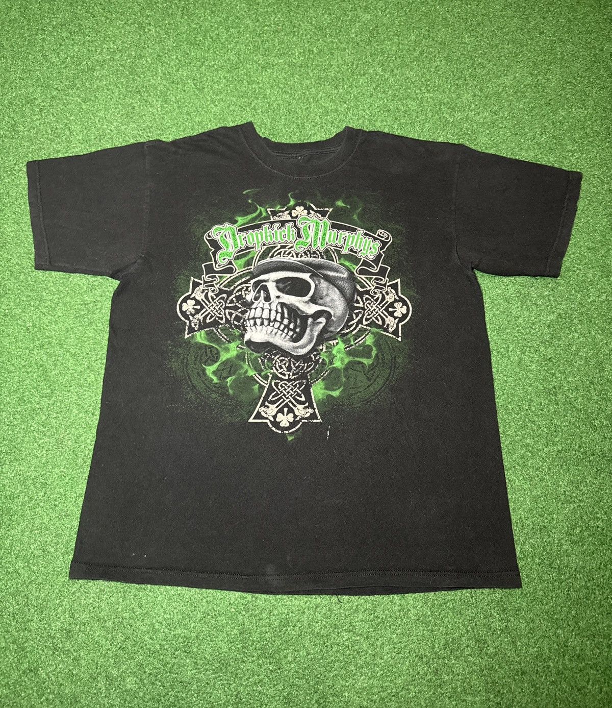 Band Tees Vtg Drop Kick Murphys Skull Irish Punk Celtic Band T Shirt Size US L / EU 52-54 / 3 - 1 Thumbnail