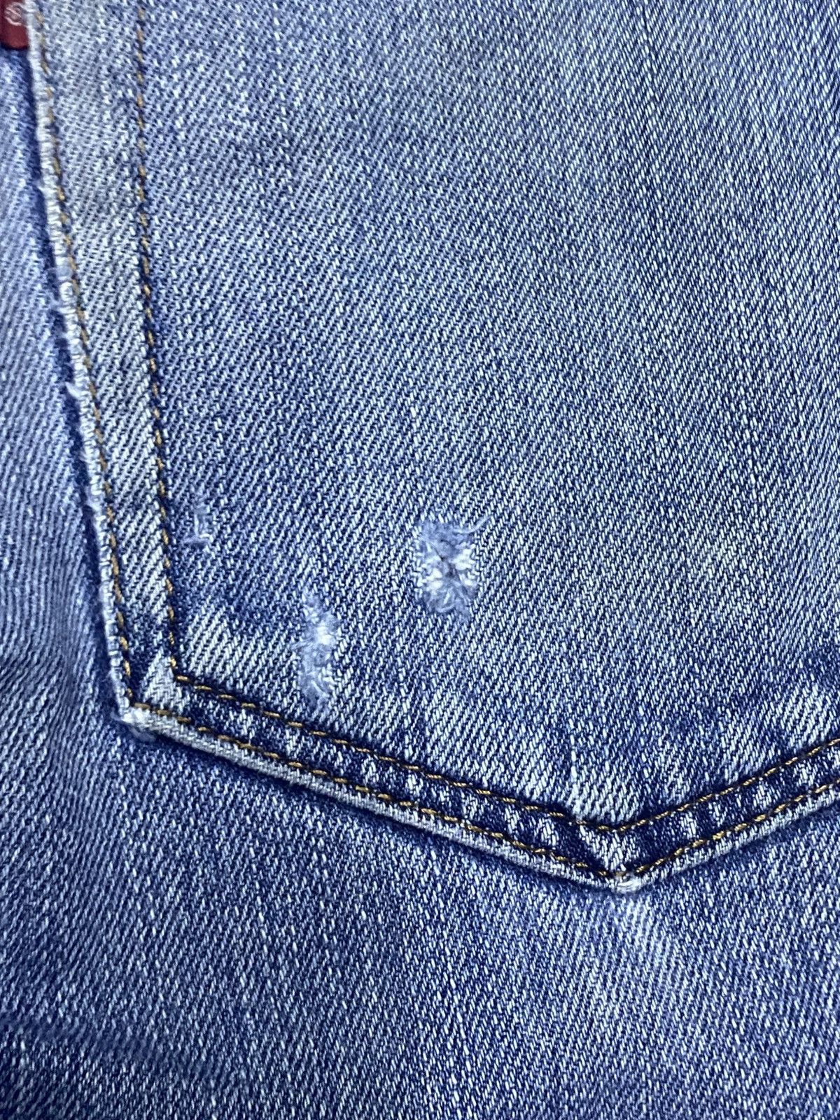 If Six Was Nine Vintage Bobson Crack Wash Distressed Flare Bootcut Jeans Size US 31 - 13 Thumbnail