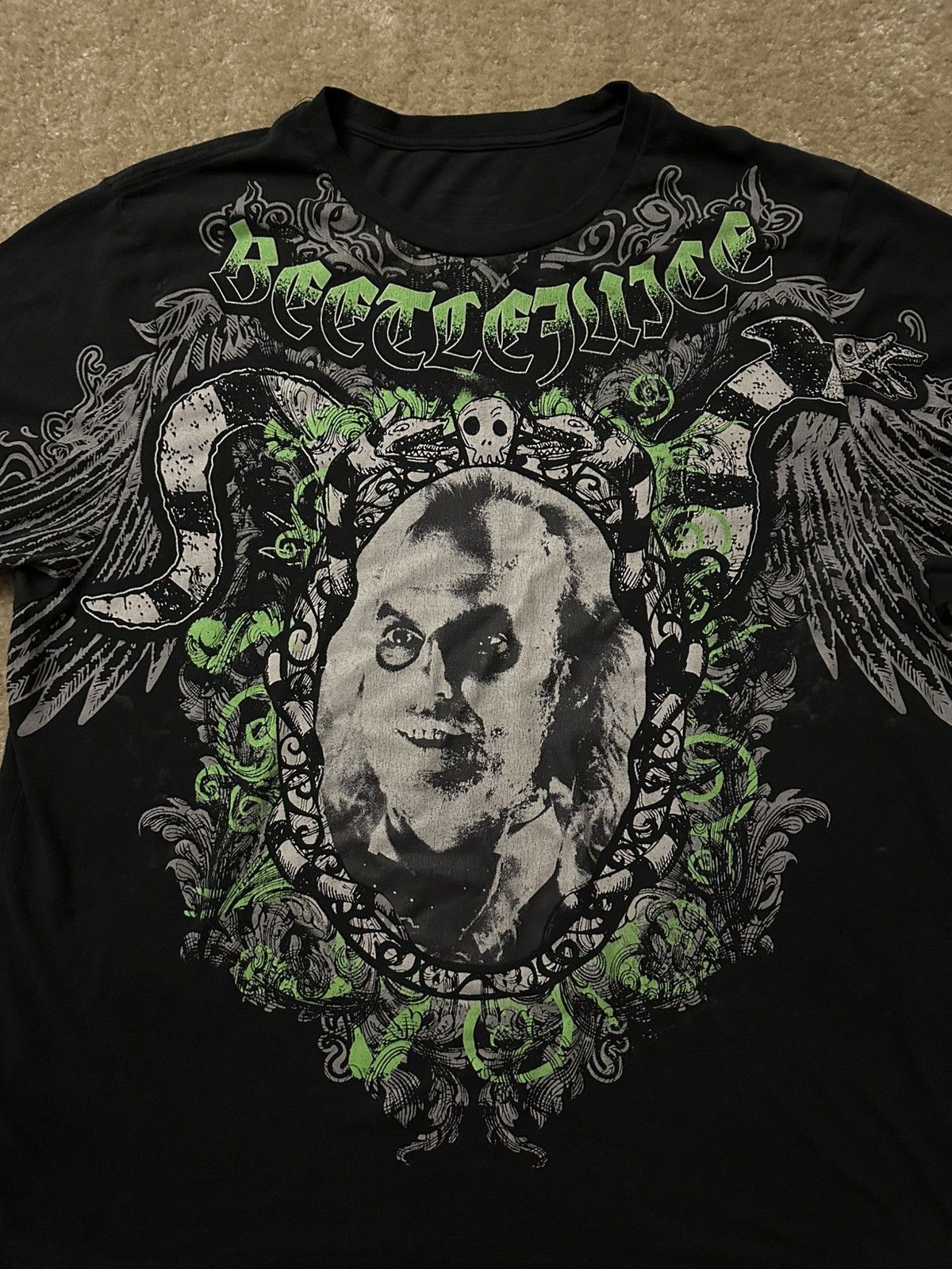 Other Beetlejuice big graphic shirt Size US XXL / EU 58 / 5 - 2 Thumbnail