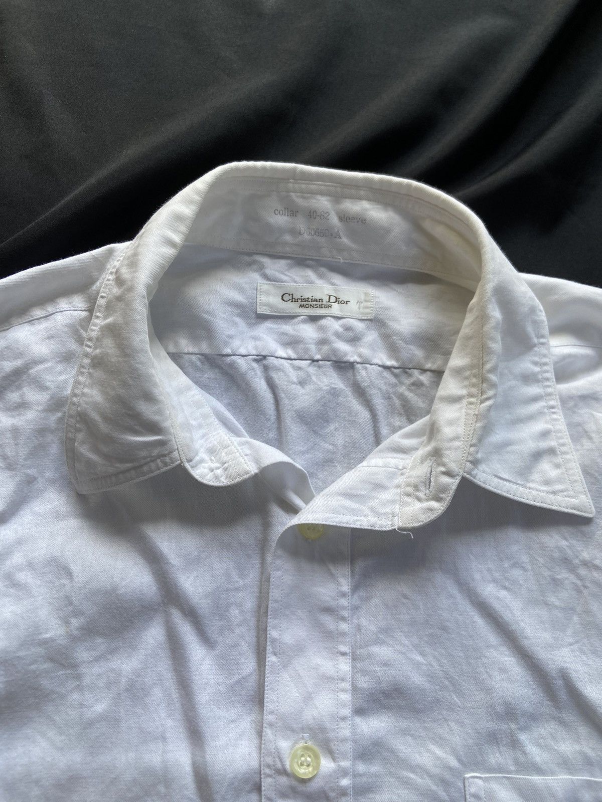 Christian Dior Monsieur × Vintage VINTAGE CHRISTIAN DIOR 2 IN 1 CASUAL BUTTON SHIRT Size US XL / EU 56 / 4 - 14 Thumbnail
