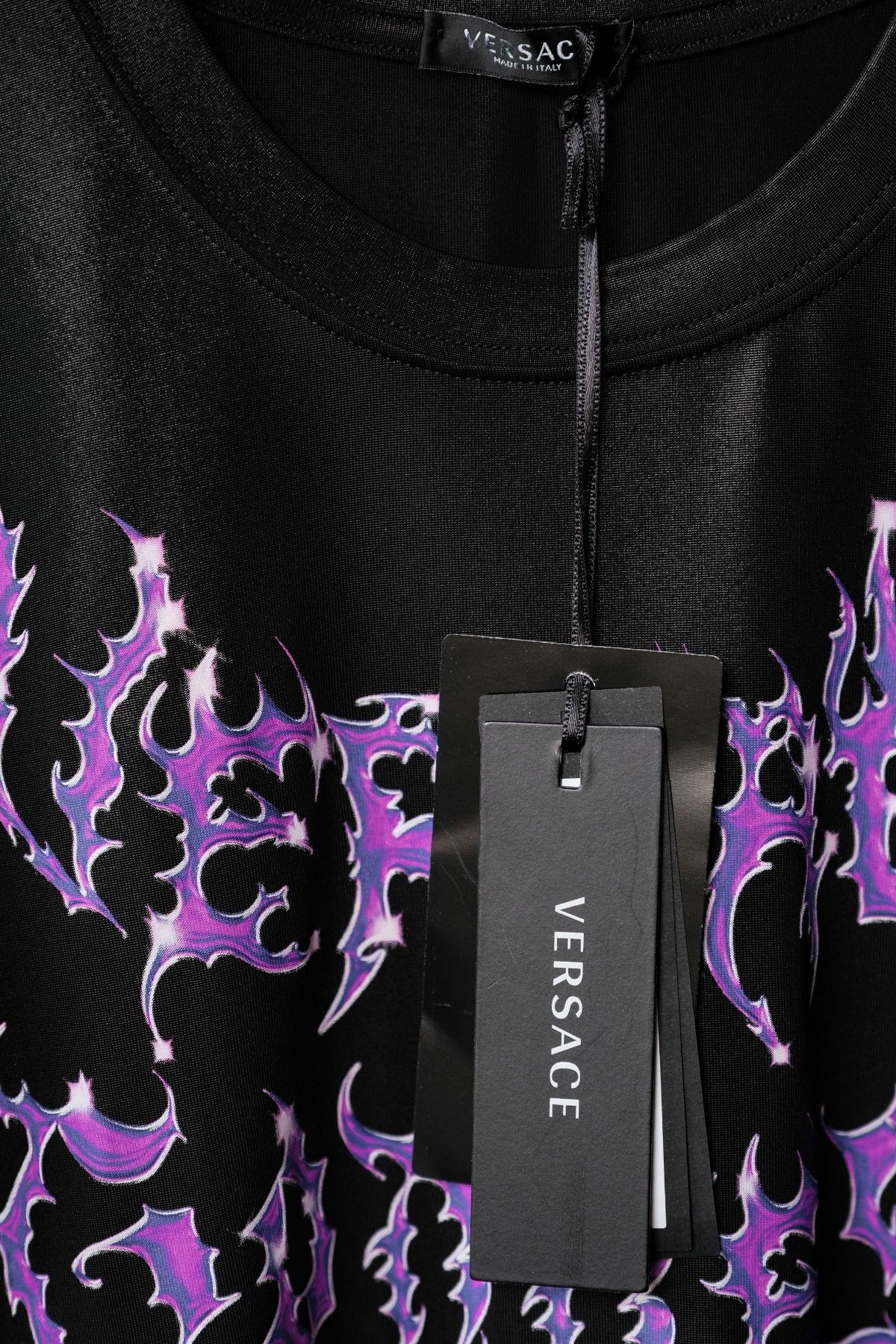 Versace VERSACE Goddess Metallic Print Tee Size XS / US 0-2 / IT 36-38 - 5 Thumbnail