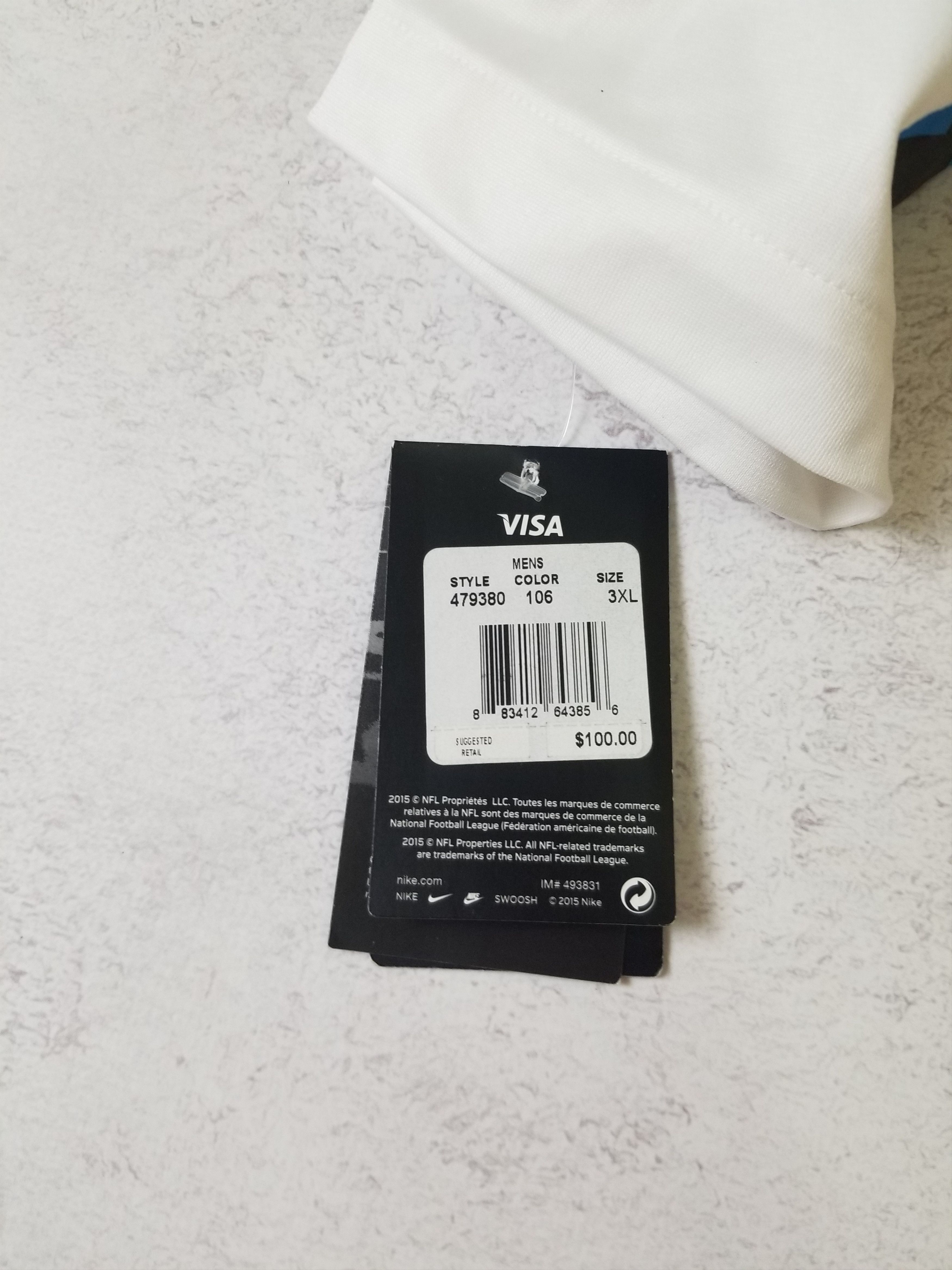 Nike Luke Keuchly #59 Carolina Panthers Nike OnField NFL Jersey Size US XXL / EU 58 / 5 - 14 Thumbnail