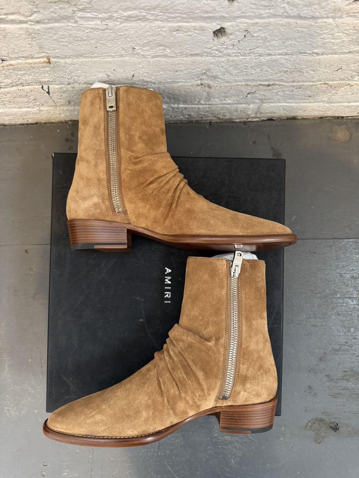 Amiri Amiri Stack Boot Tan Size US 8.5 / EU 41-42 - 3 Thumbnail