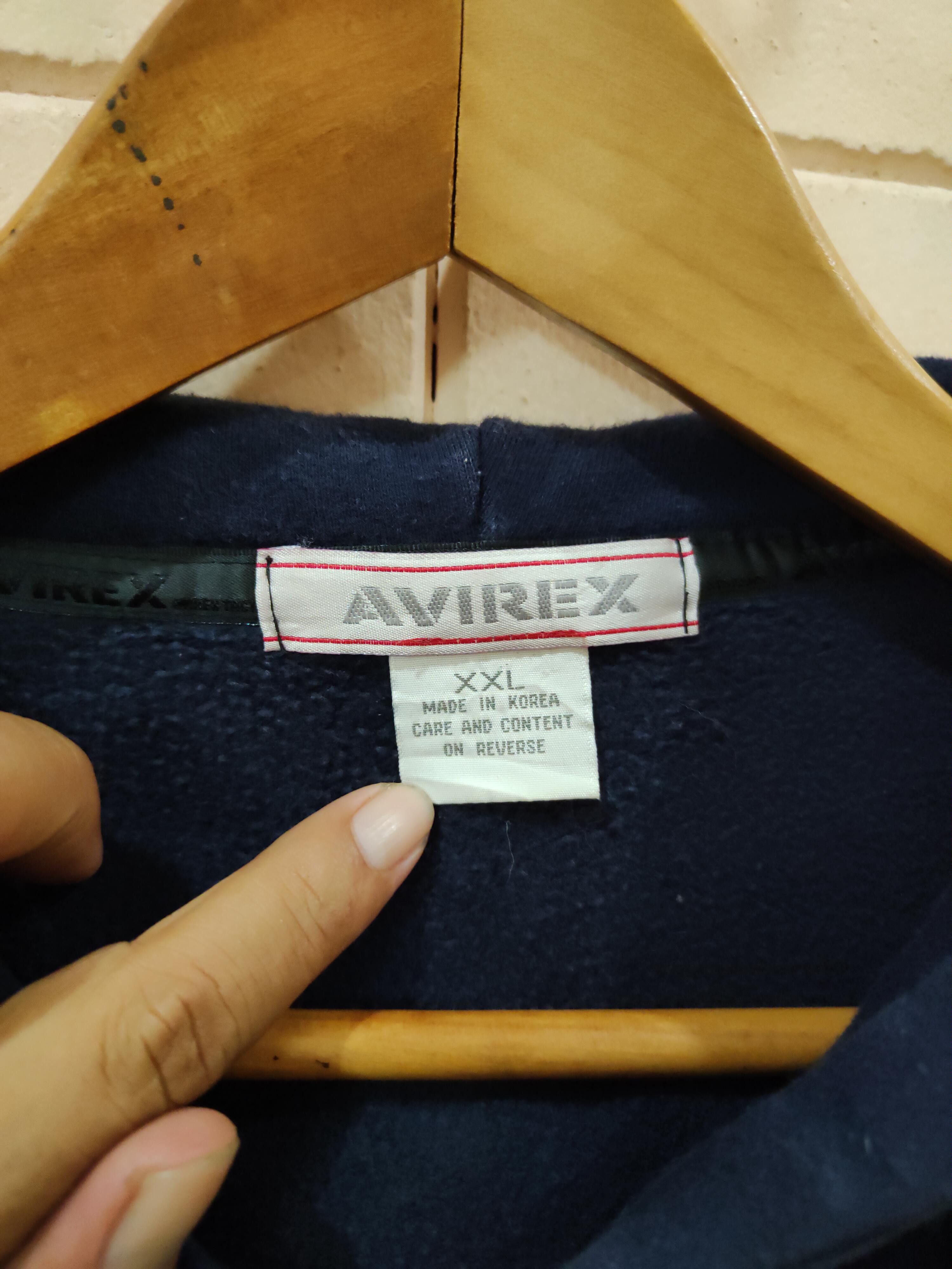 Avirex Big Size Avirex Hoody with Big Spellout Size US XXL / EU 58 / 5 - 5 Thumbnail