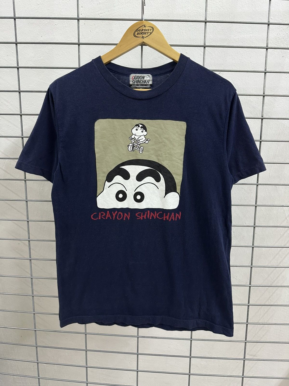Vintage Rare And Beautiful Vintage Crayon Shin Chan Anime Tee Size US M / EU 48-50 / 2 - 1 Thumbnail