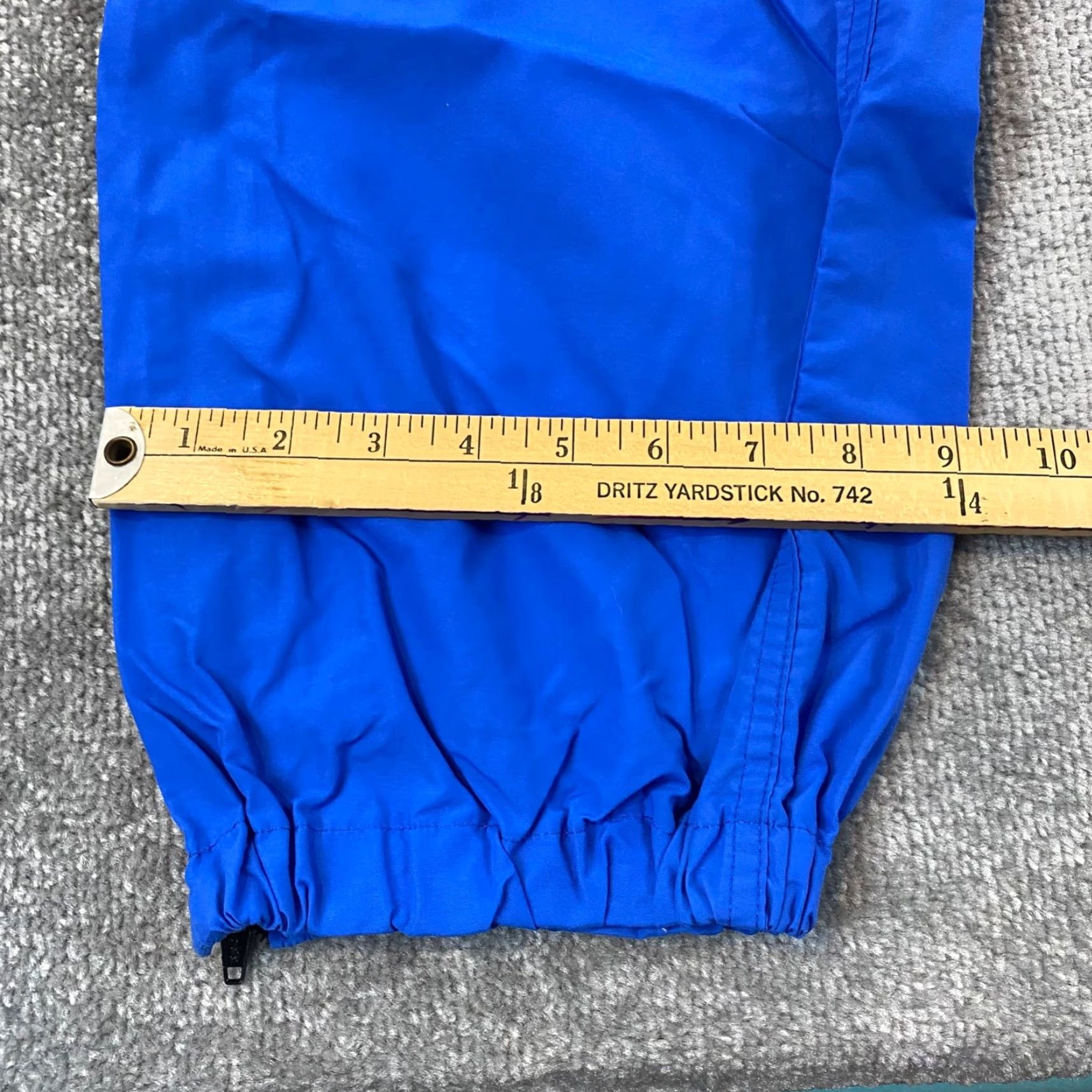 Vintage VINTAGE LL Bean Hiking Pants Womens Medium Blue Full Side Zip 100% Nylon Unlined USA Size 32" / US 10 / IT 46 - 5 Thumbnail