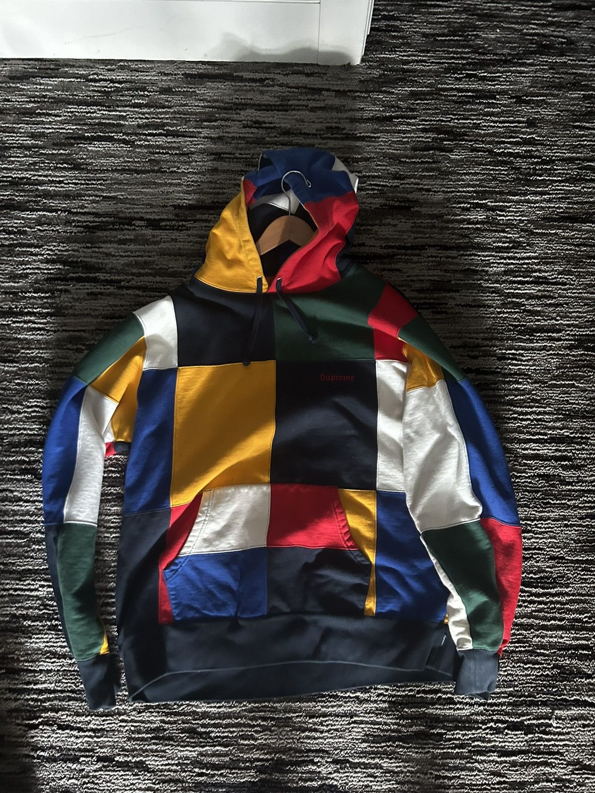 Supreme Supreme Patchwork hoodie 2017 Grailed