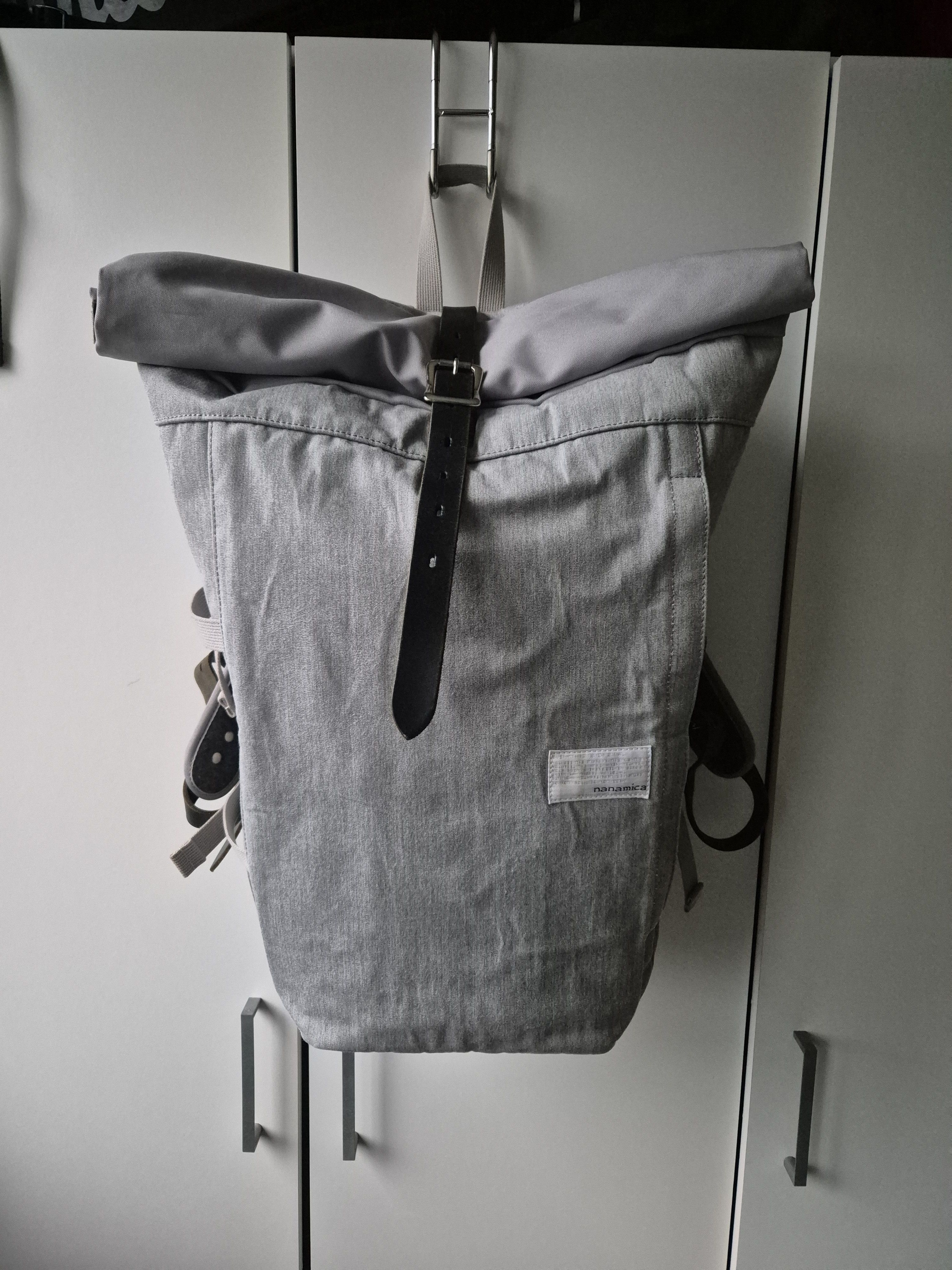 Nanamica Nanamica rolltop backpack grey made in Japan Size ONE SIZE - 1 Thumbnail