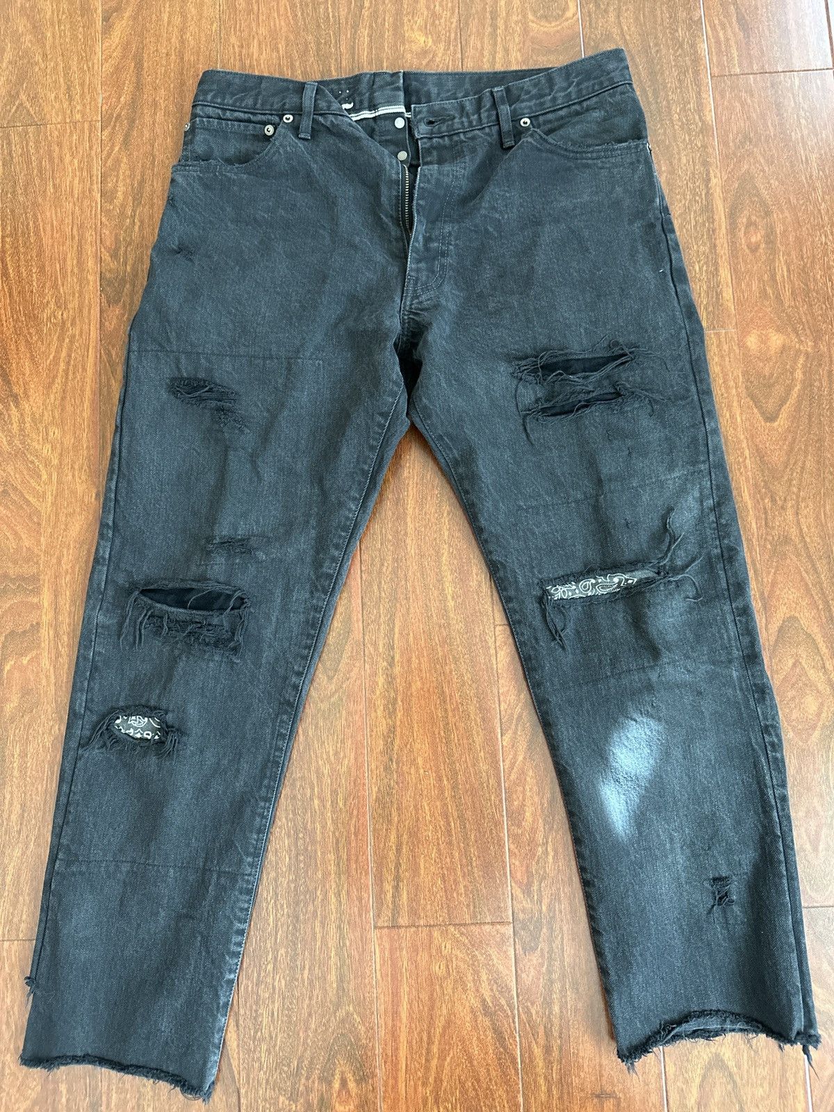 visvim ICT JOURNEYMAN PANTS BLK TACKED Visvim SS22 ICT SS