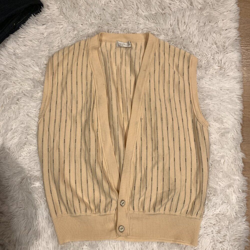Versace Vintage 1993 Gianni Versace Made In Italy Wool Blend Sweate Size US L / EU 52-54 / 3 - 5 Thumbnail