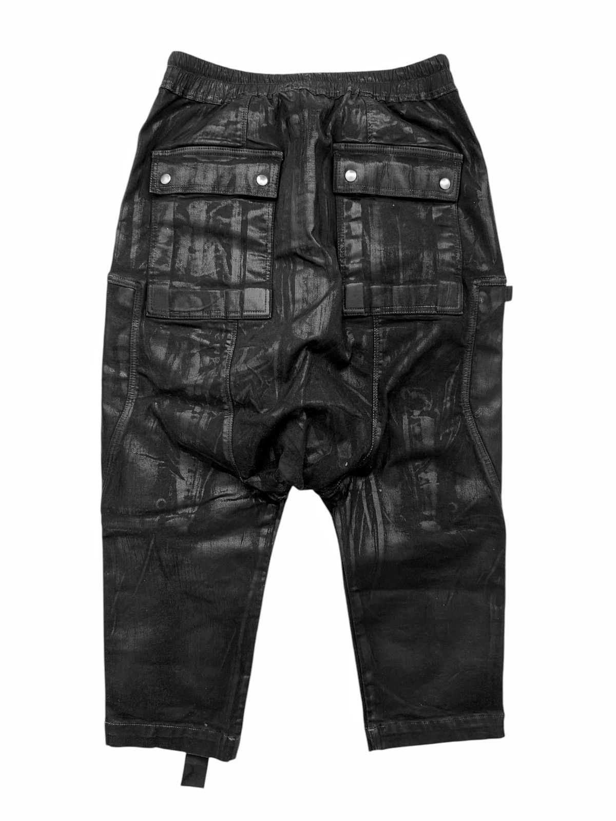 Rick Owens Bauhaus Heavy Wax Painted Zip Cargos Size US 32 / EU 48 - 2 Thumbnail