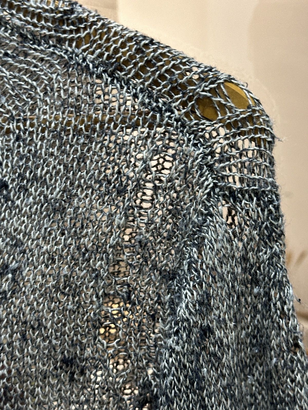 Issey Miyake Plantation By Issey Miyake Fishnet Cardigan (Hemp) Size US M / EU 48-50 / 2 - 9 Thumbnail