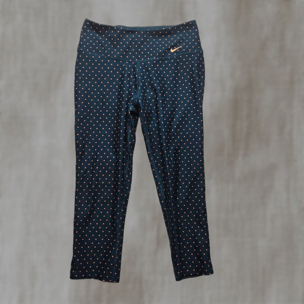 Nike Nike Dri-Fit Capri Leggings Women Small Blue Adult Pants Sports Capri Nike Logo Size 28" / US 6 / IT 42 - 1 Thumbnail