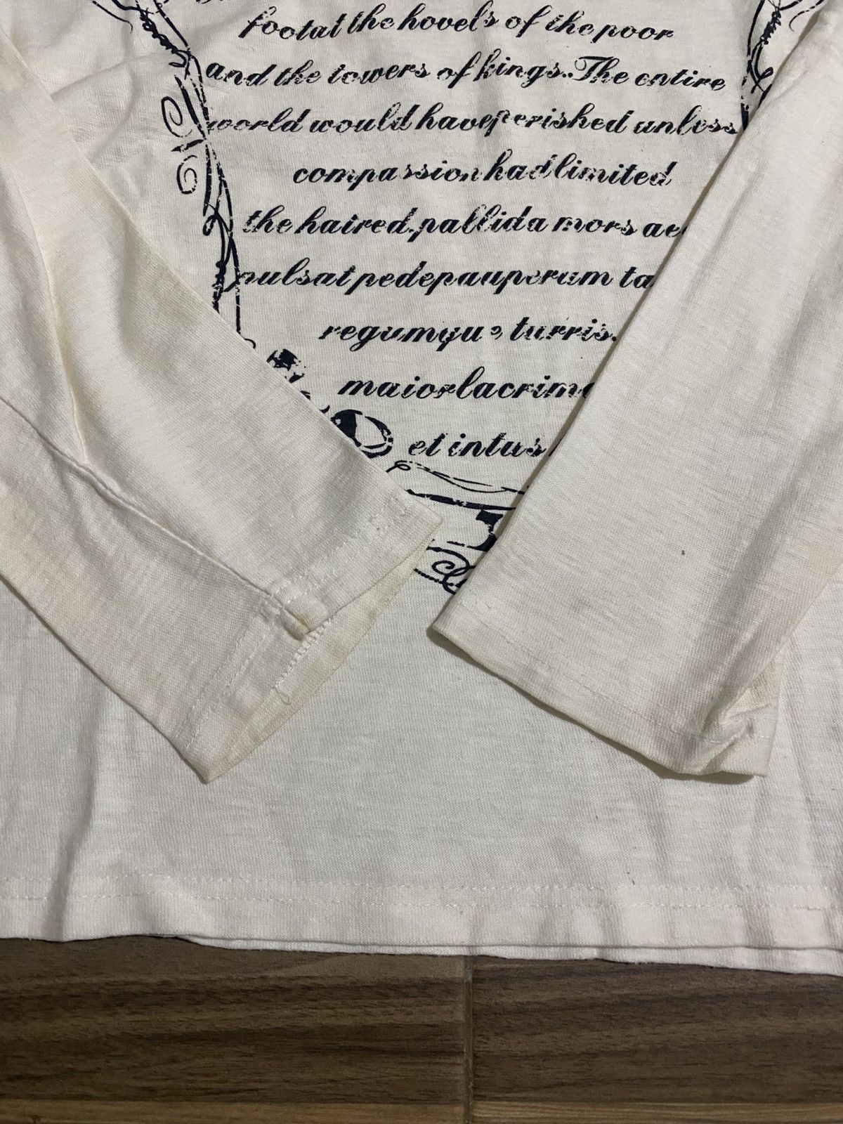 Japanese Brand × Vintage BEAUMERE POEM BONDAGE LONG SLEEVE TEE Size US M / EU 48-50 / 2 - 5 Thumbnail