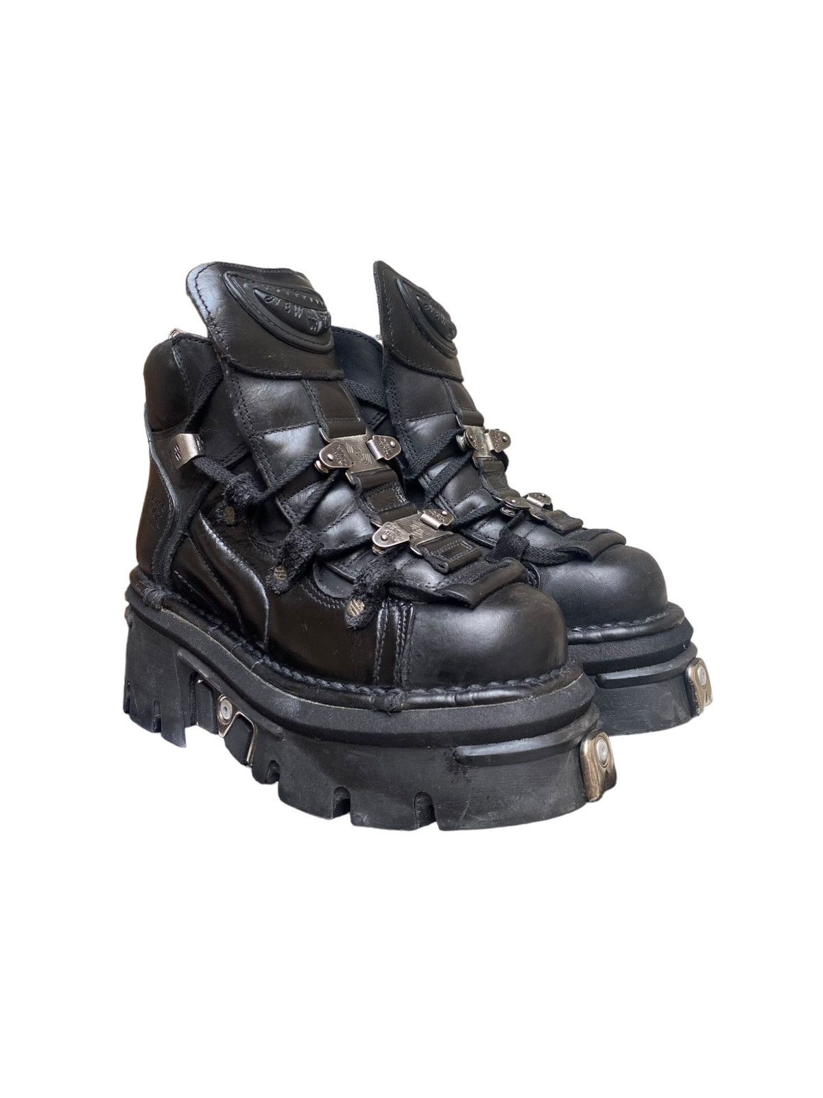image of Avant Garde x New Rock Vintage New Rock Platform Boots Size 36 in Black, Women's