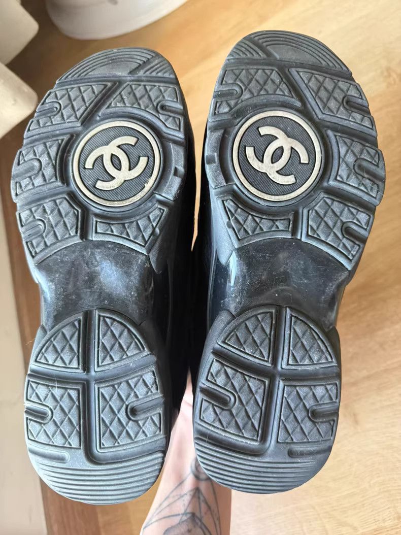 Chanel Chanel Black and White Sneakers Size US 7.5 / EU 40-41 - 6 Thumbnail