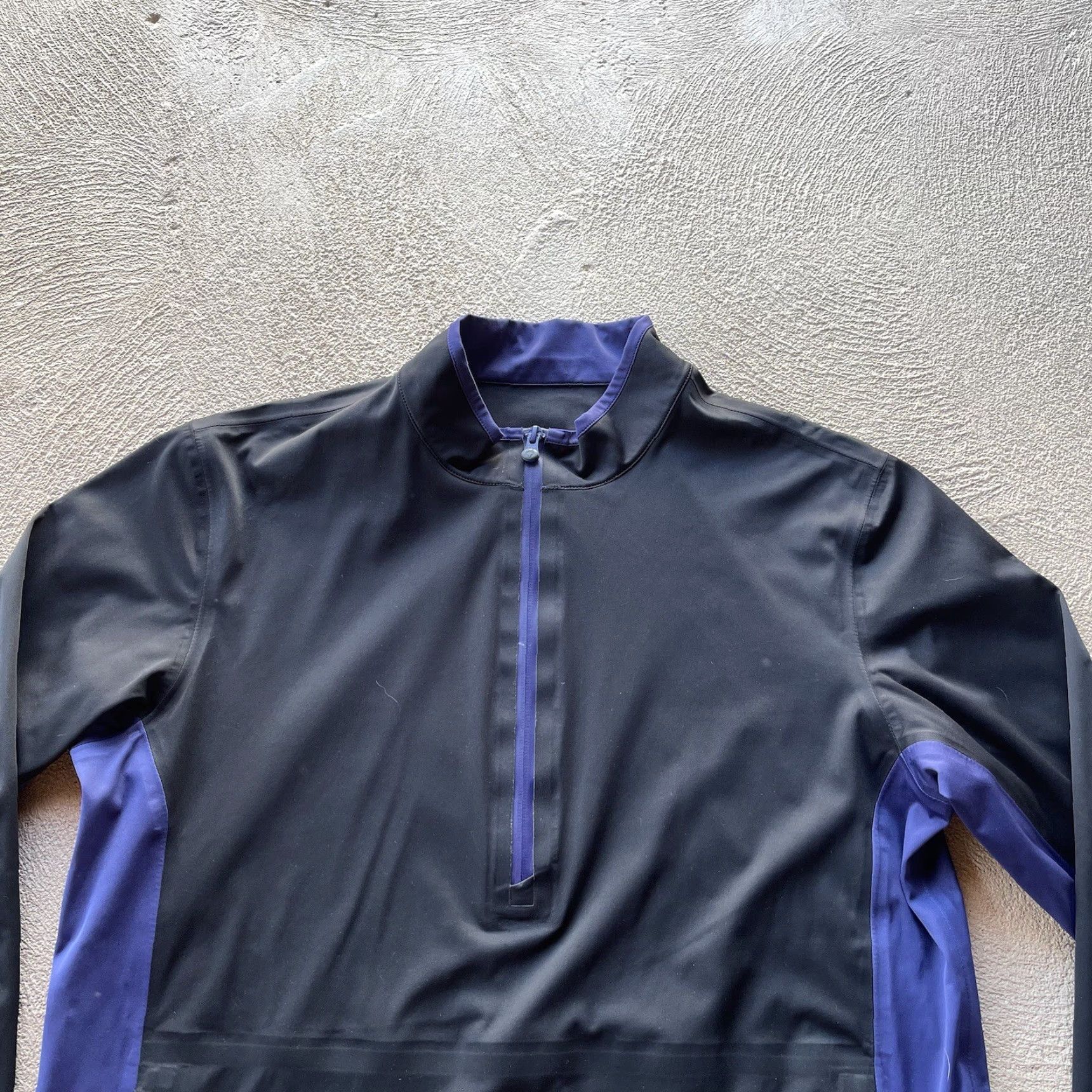Vintage Greyson Jacket Mens Medium Black Windbreaker Golf Performance Stretch 1/4 Zip Size US M / EU 48-50 / 2 - 2 Thumbnail