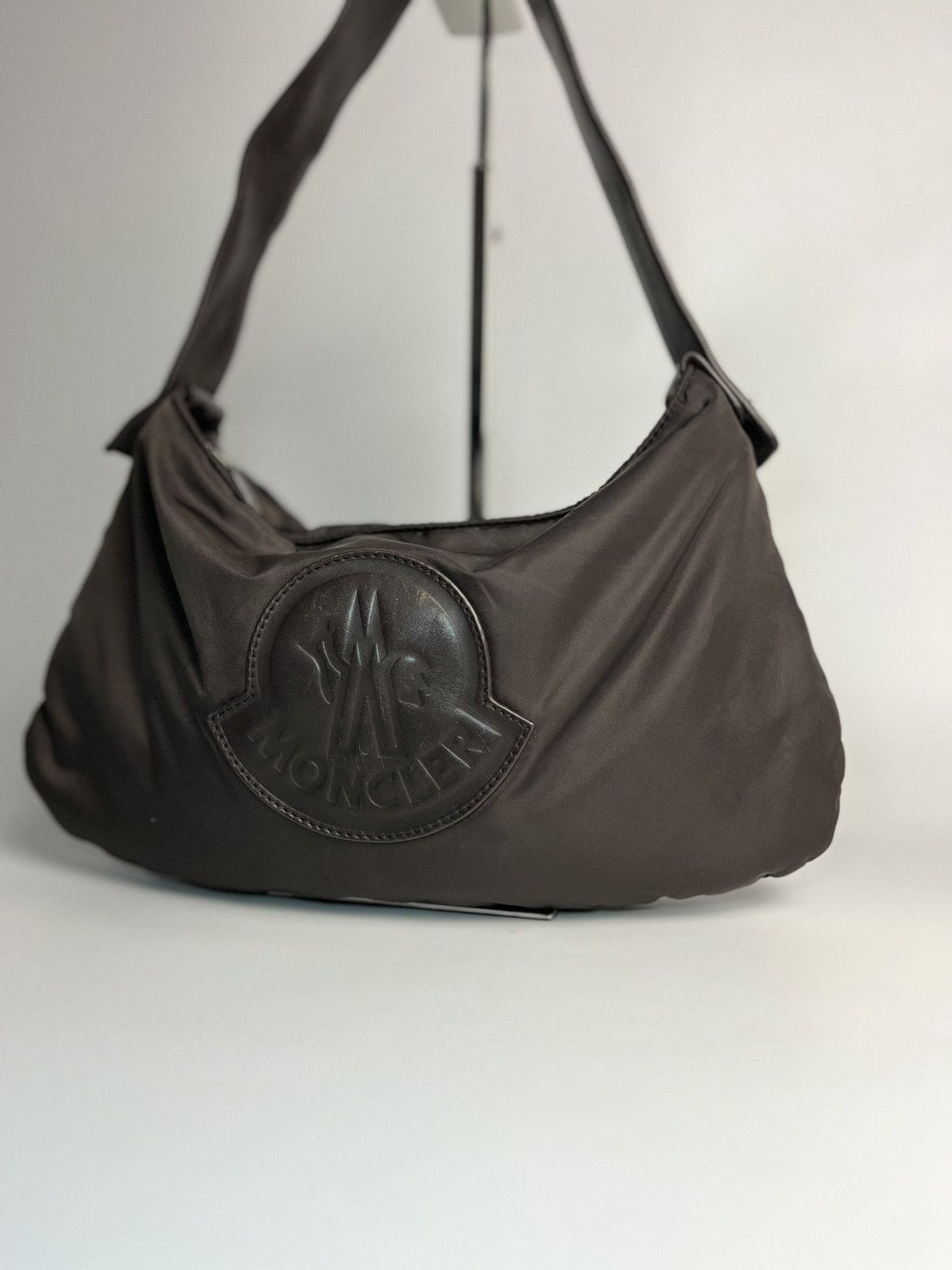 Moncler Moncler 2006 Nylon Shoulder Bag in Brown Size ONE SIZE - 2 Thumbnail