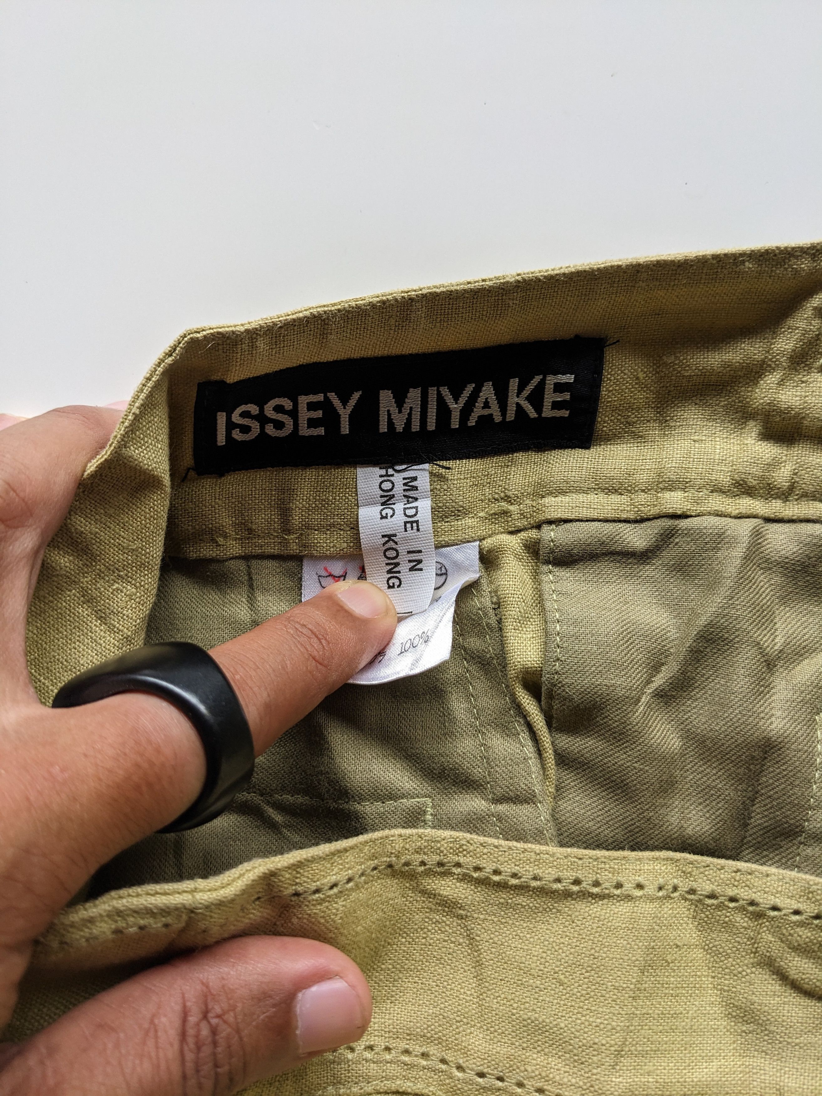 Issey Miyake × Vintage Vintage Issey Miyake hemp relaxed pant Size US 28 / EU 44 - 4 Thumbnail