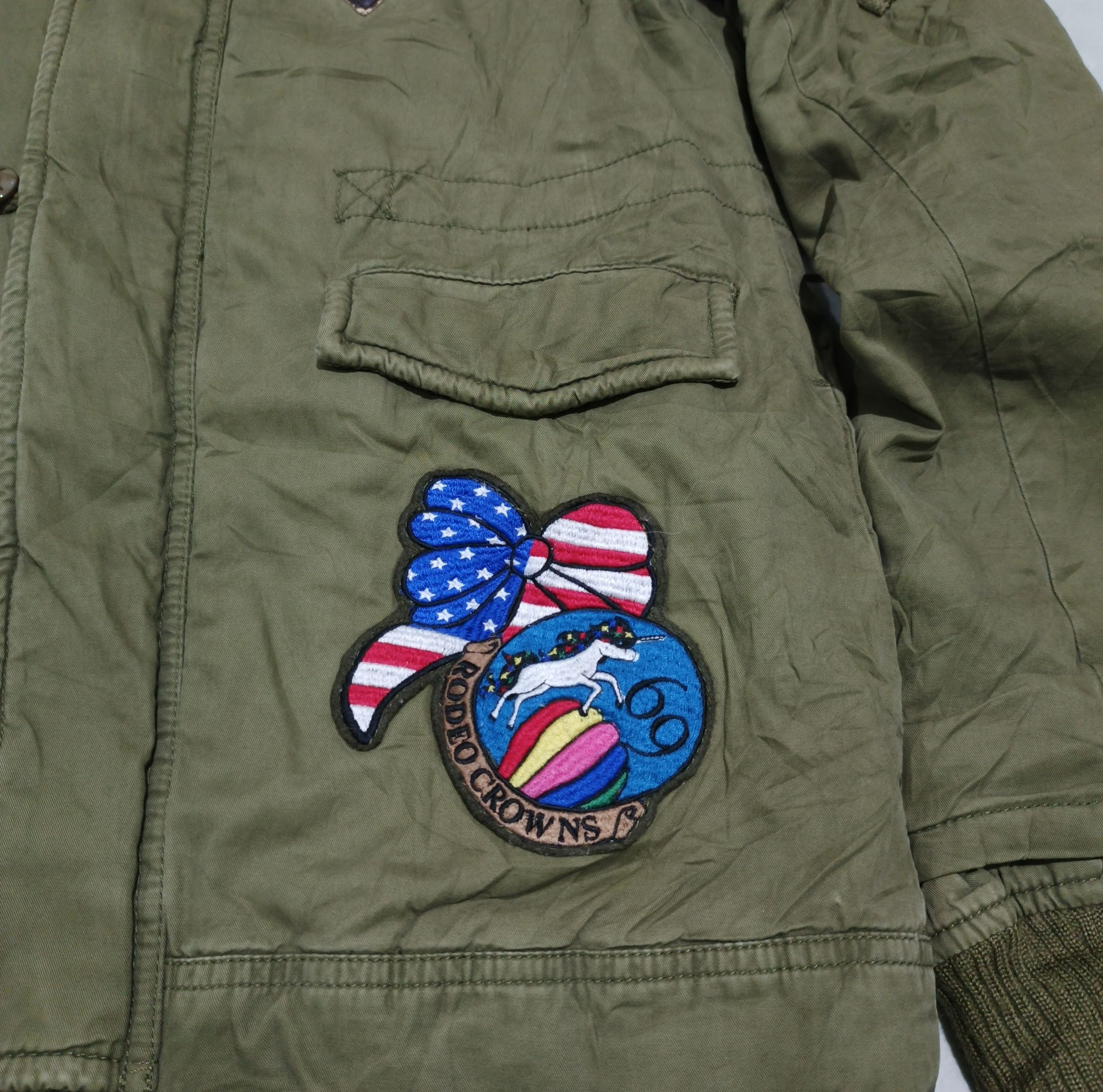 Alpha Industries × Buzz Rickson's Rodeo crwon Faux Fur bomber Jacket ifsixwashnine lgb style Size US M / EU 48-50 / 2 - 5 Thumbnail