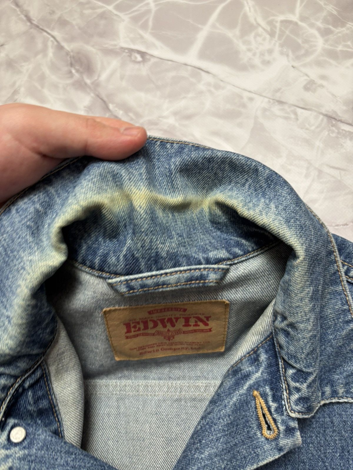 Edwin Edwin International Vintage Navajo Denim Trucker Jacket Blue Size US M / EU 48-50 / 2 - 10 Thumbnail